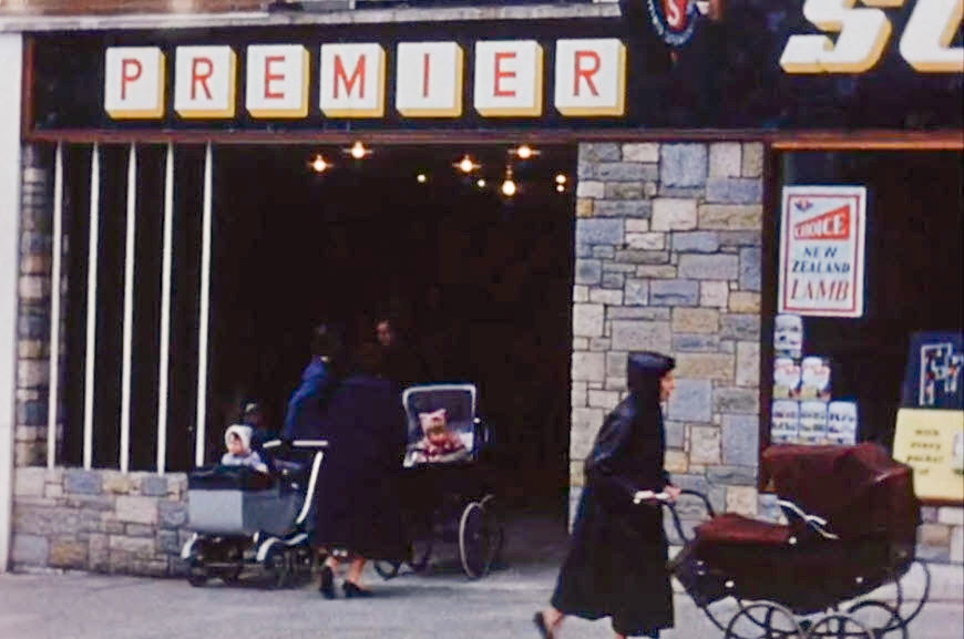 1957 Premier Supermarket Streatham. ‘Time for Leisure’ film (Yorkshire Film Archive)