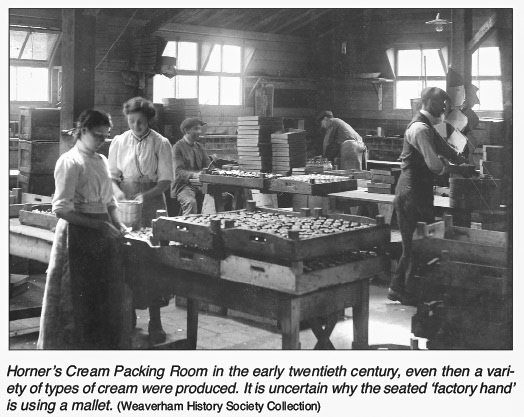 1900's Cream Packing Room from 'William Horner and His Creamery' by Jill King 2012