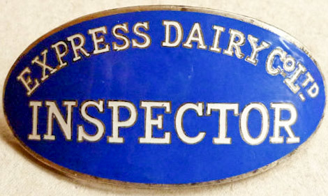 1940's? Inspector Cap Badge (Courtesy Michael Aldread)