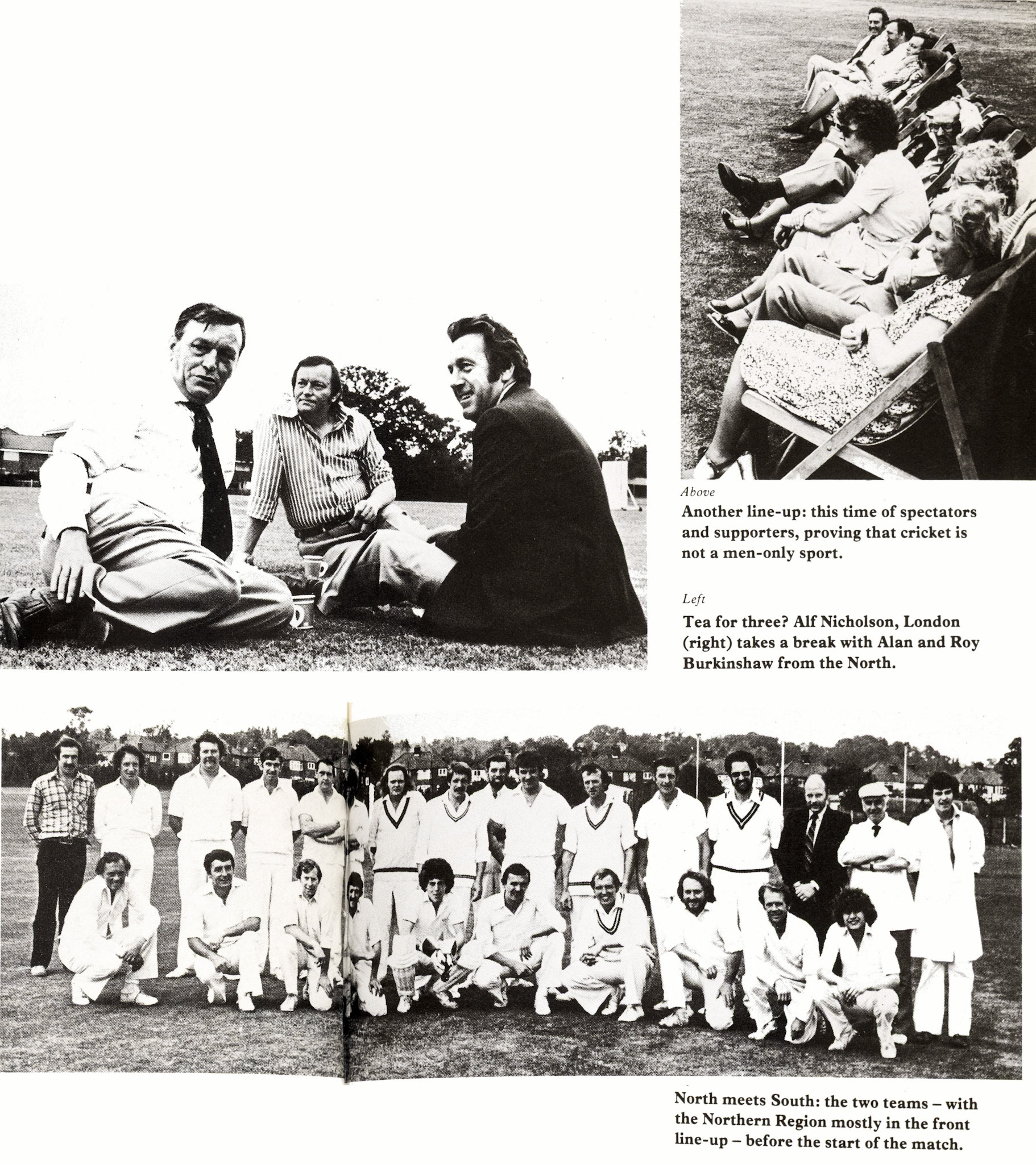 1979 North v South Inter-Region Cricket match. (Express News Autumn)