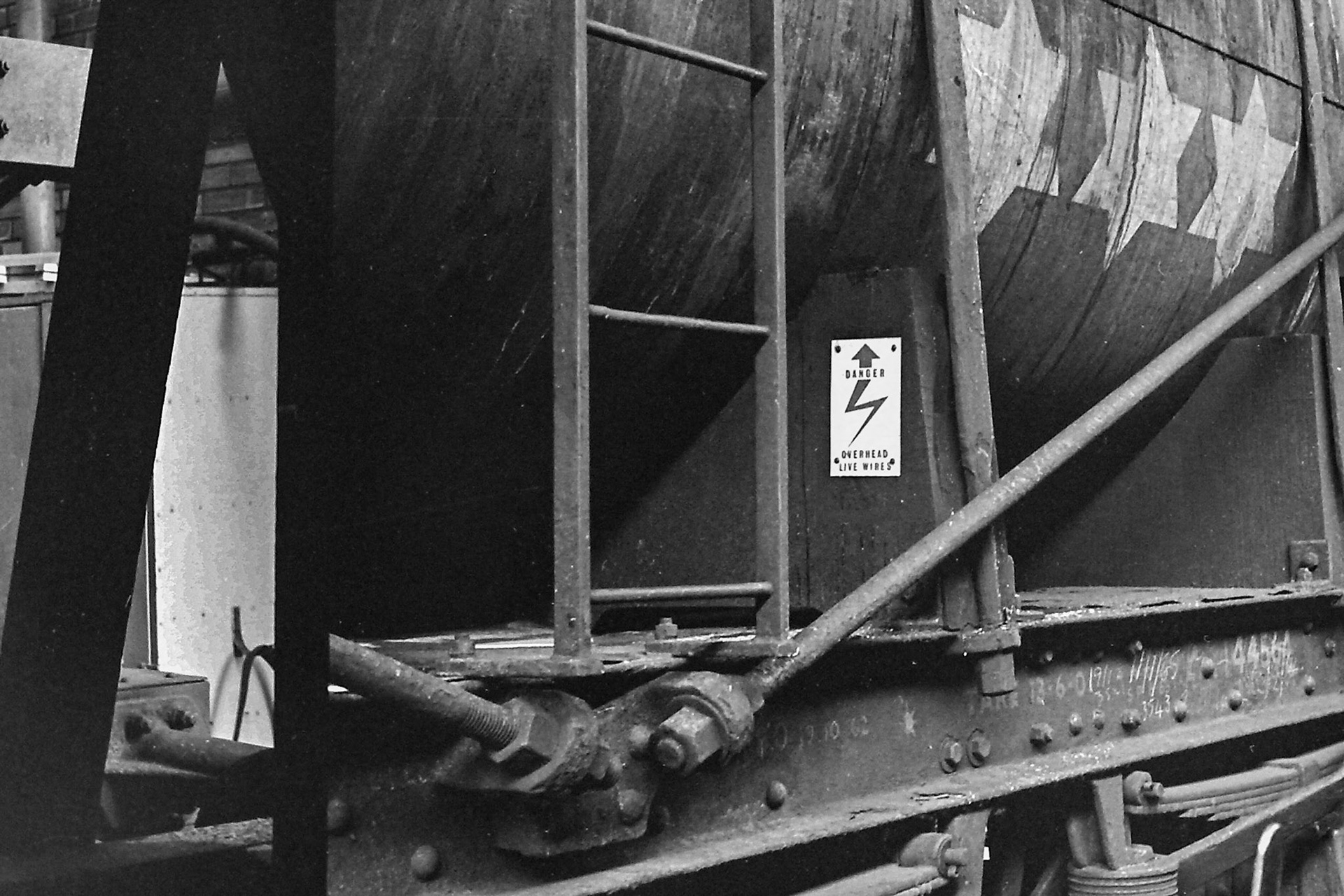1970's Closeups of milk tankers being unloaded at South Morden. (Photographer Sam Jones)