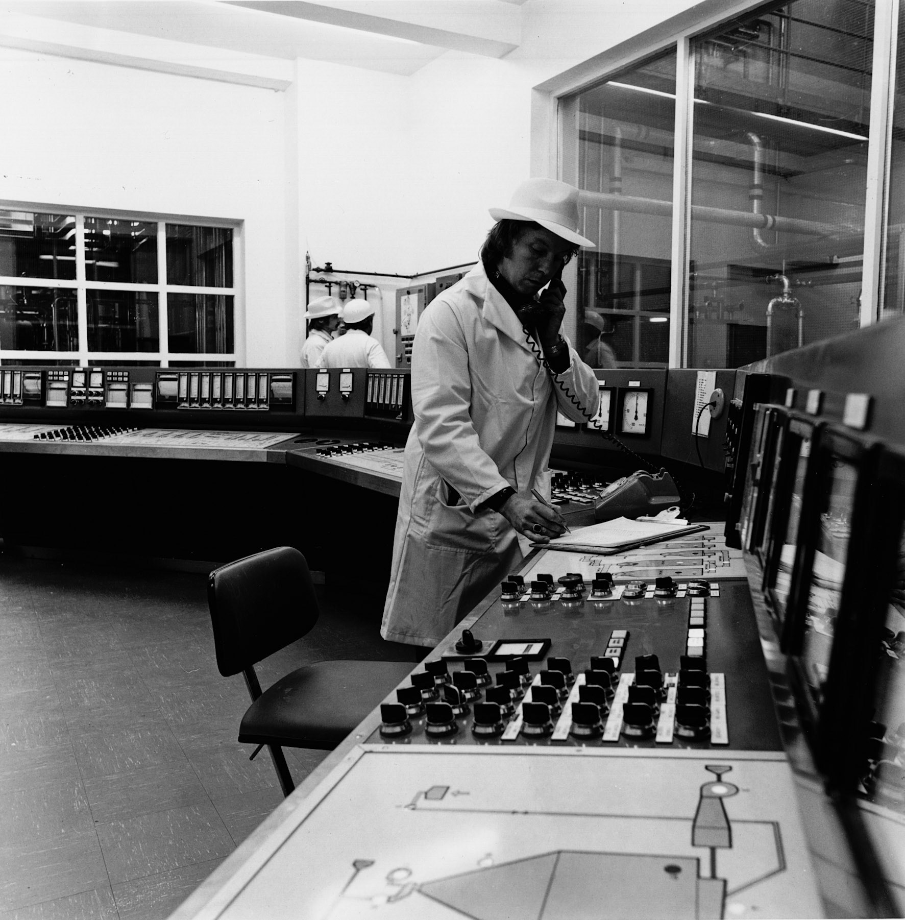 1976 MMB Creamery Maelor "The control panel for the two evaporators and driers". (Courtesy Paul Smith)