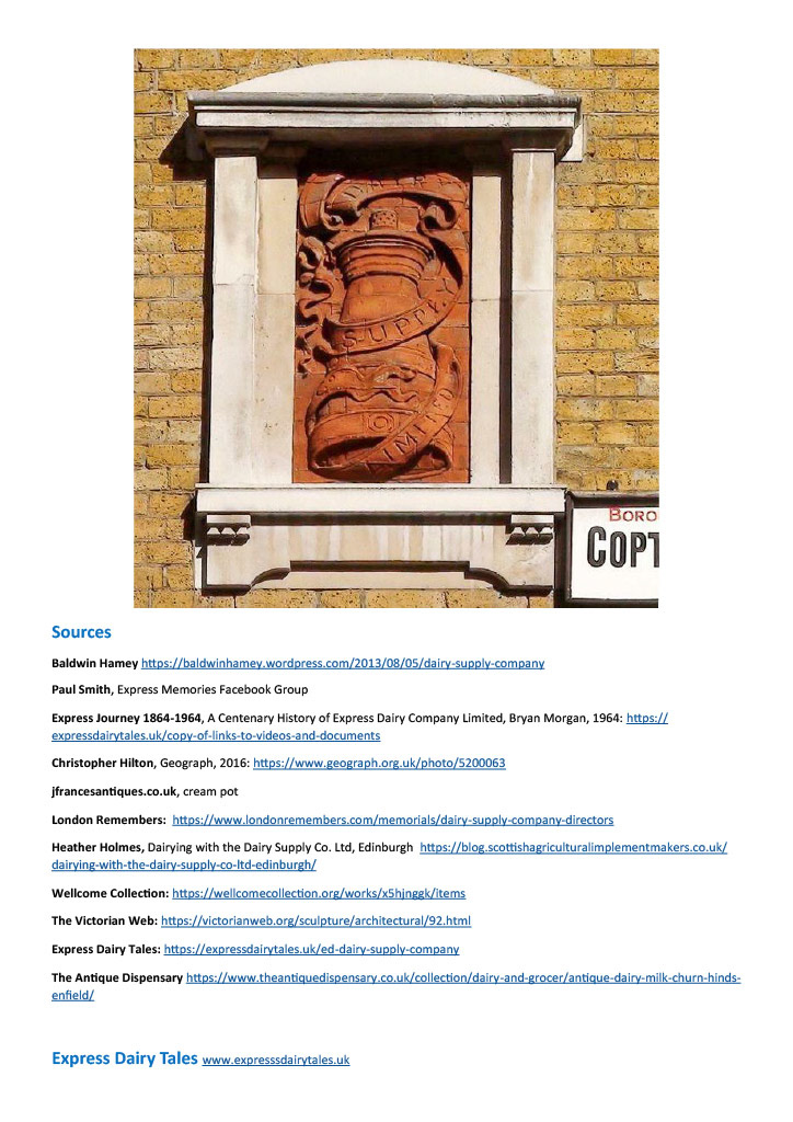 2023 Illustrated History of the Dairy Supply Company. (Express Dairy Tales publication)