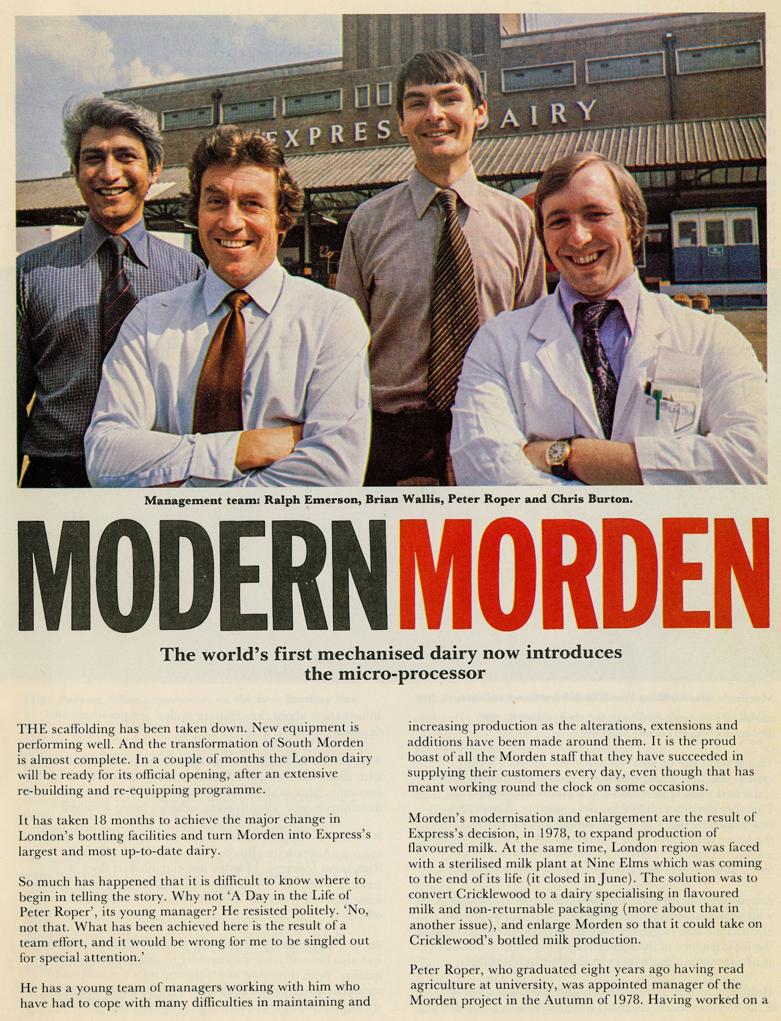 1980 Modernisation of South Morden complete