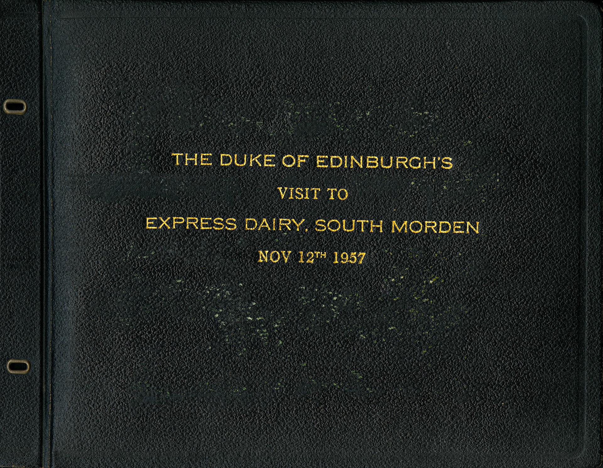 1957 South Morden-Duke of Edinburgh's visit on November 12-Album Cover (Courtesy Paul Luke)