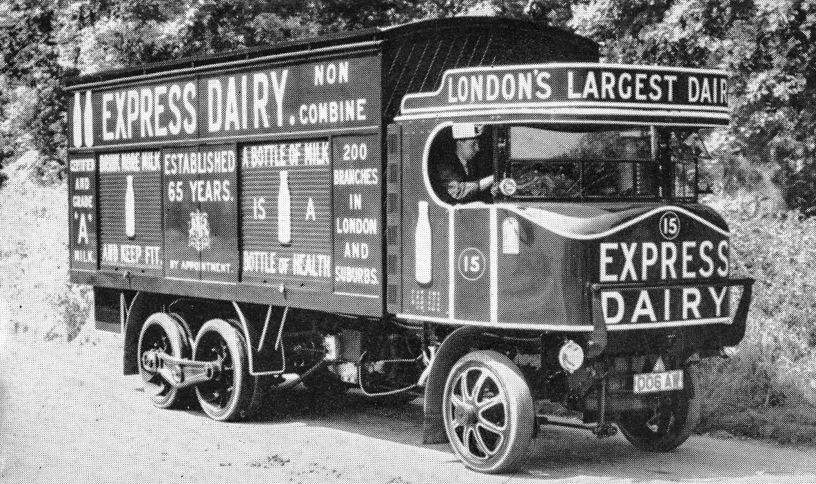 1925 Sentinel Steam Wagon. (From Express Story 1864 - 1964)