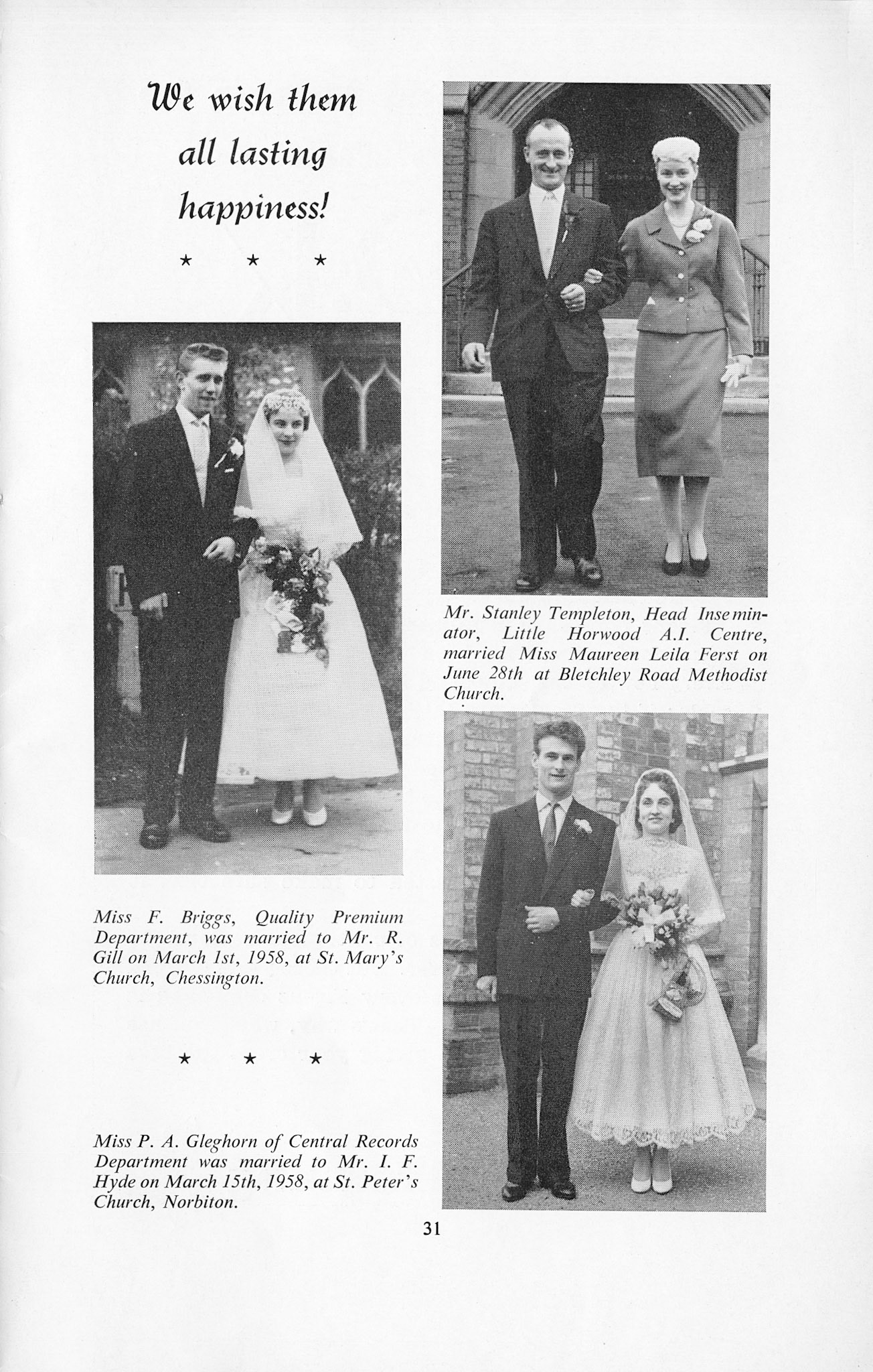 1958 MMB Magazine, 25 Year Anniversary Edition, Autumn-Vol 5, No 3