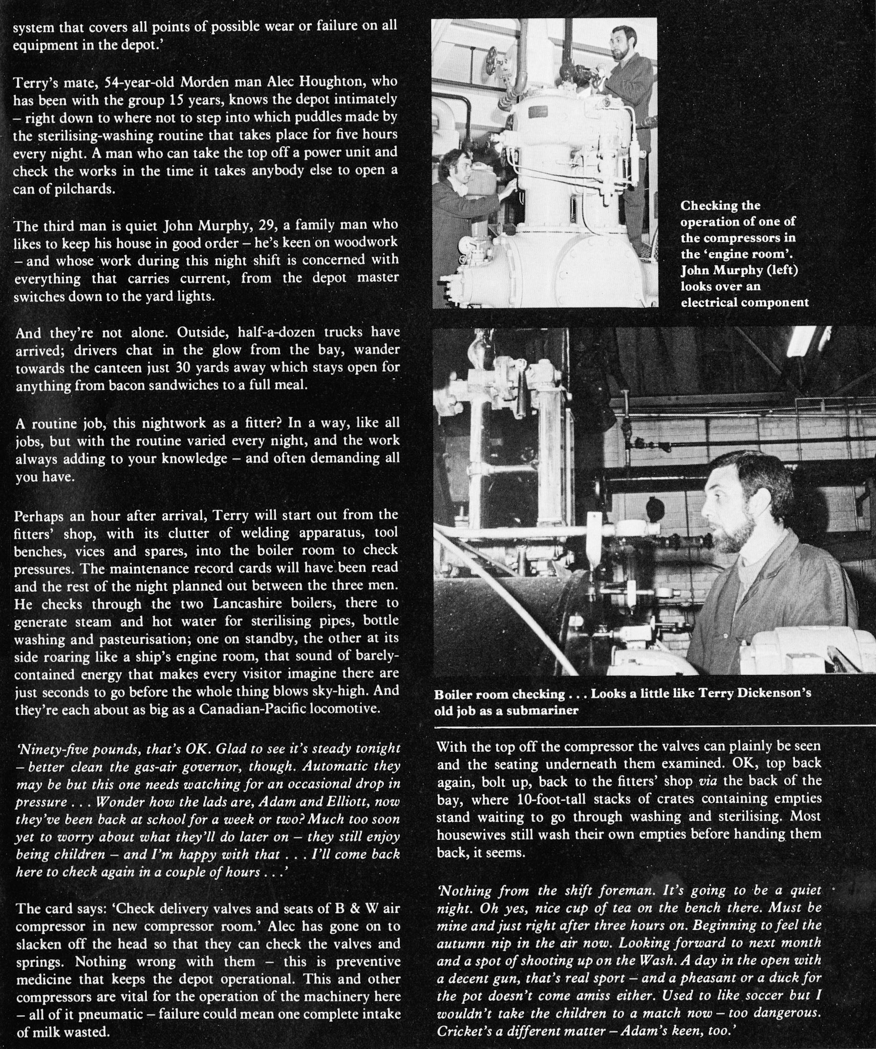 1977 South Morden Night Engineering Shift