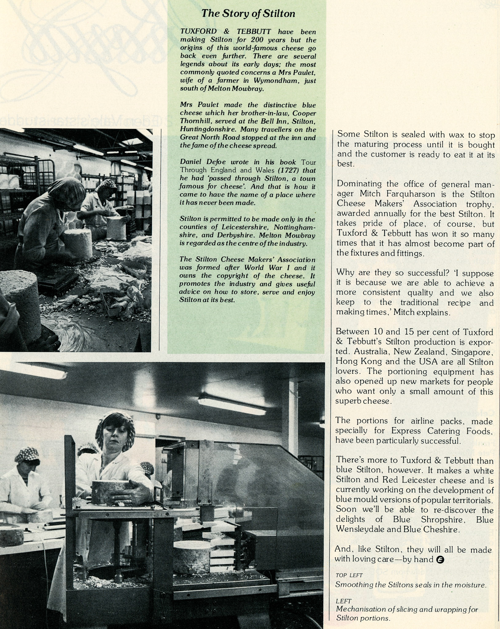 1983 Melton Mowbray Stilton
