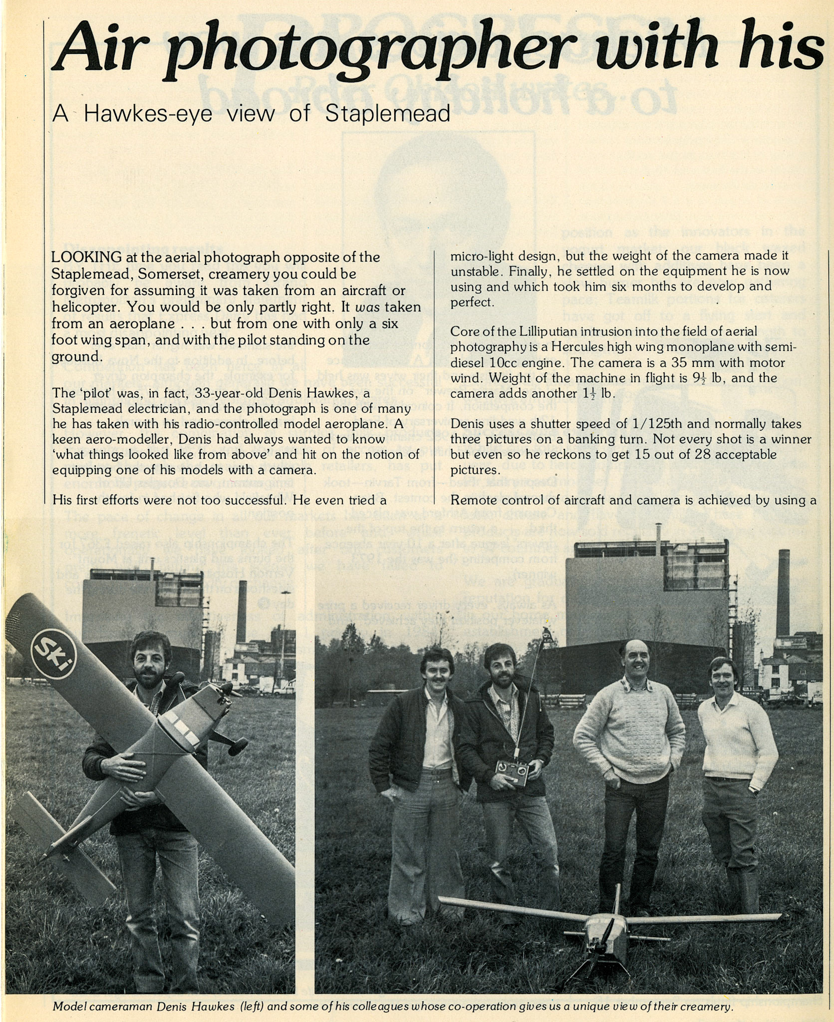 1983 Staplemead from the air