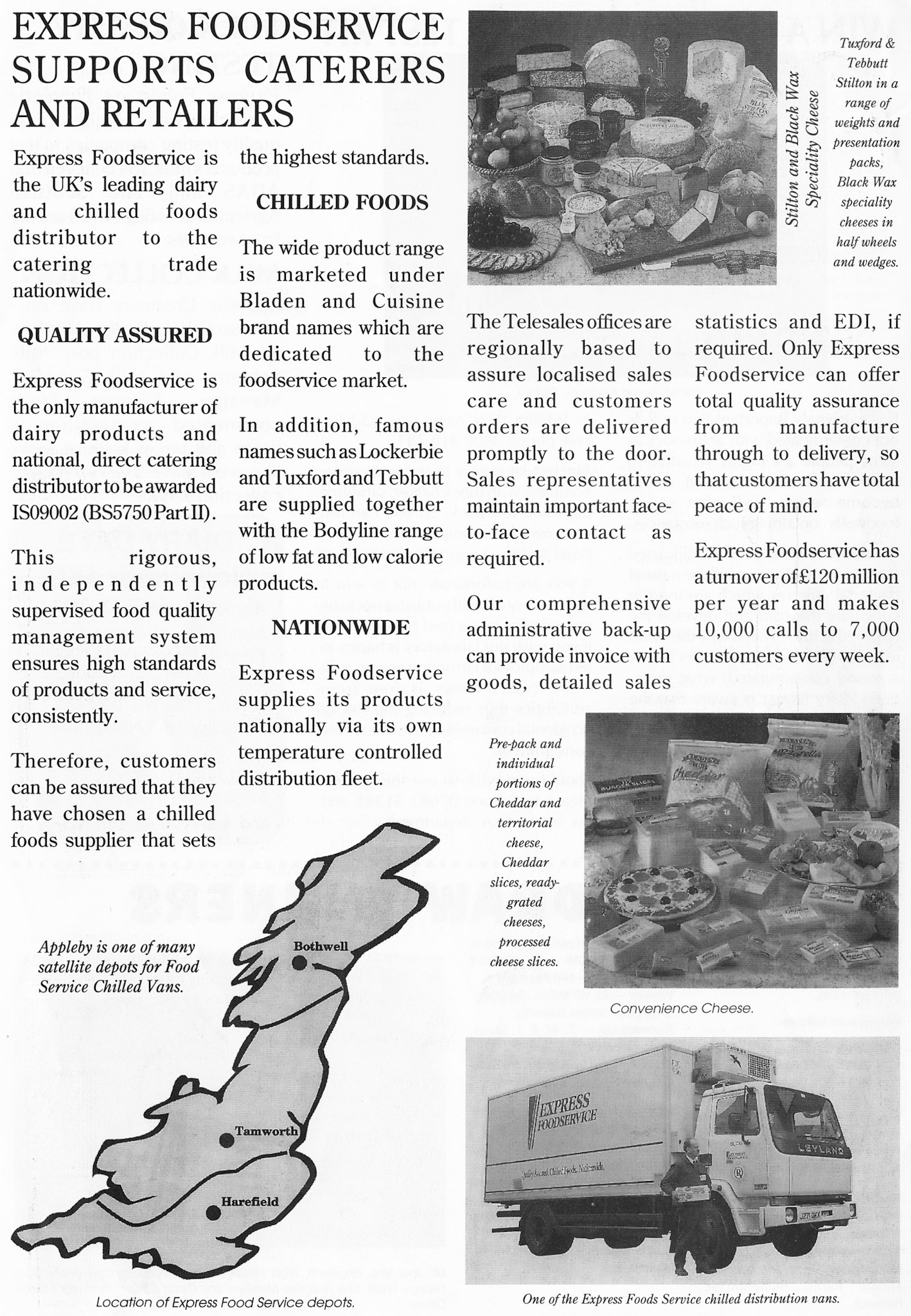 1993 Autumn Express Foods Milk Line Newsletter (Courtesy Alan Mandle)