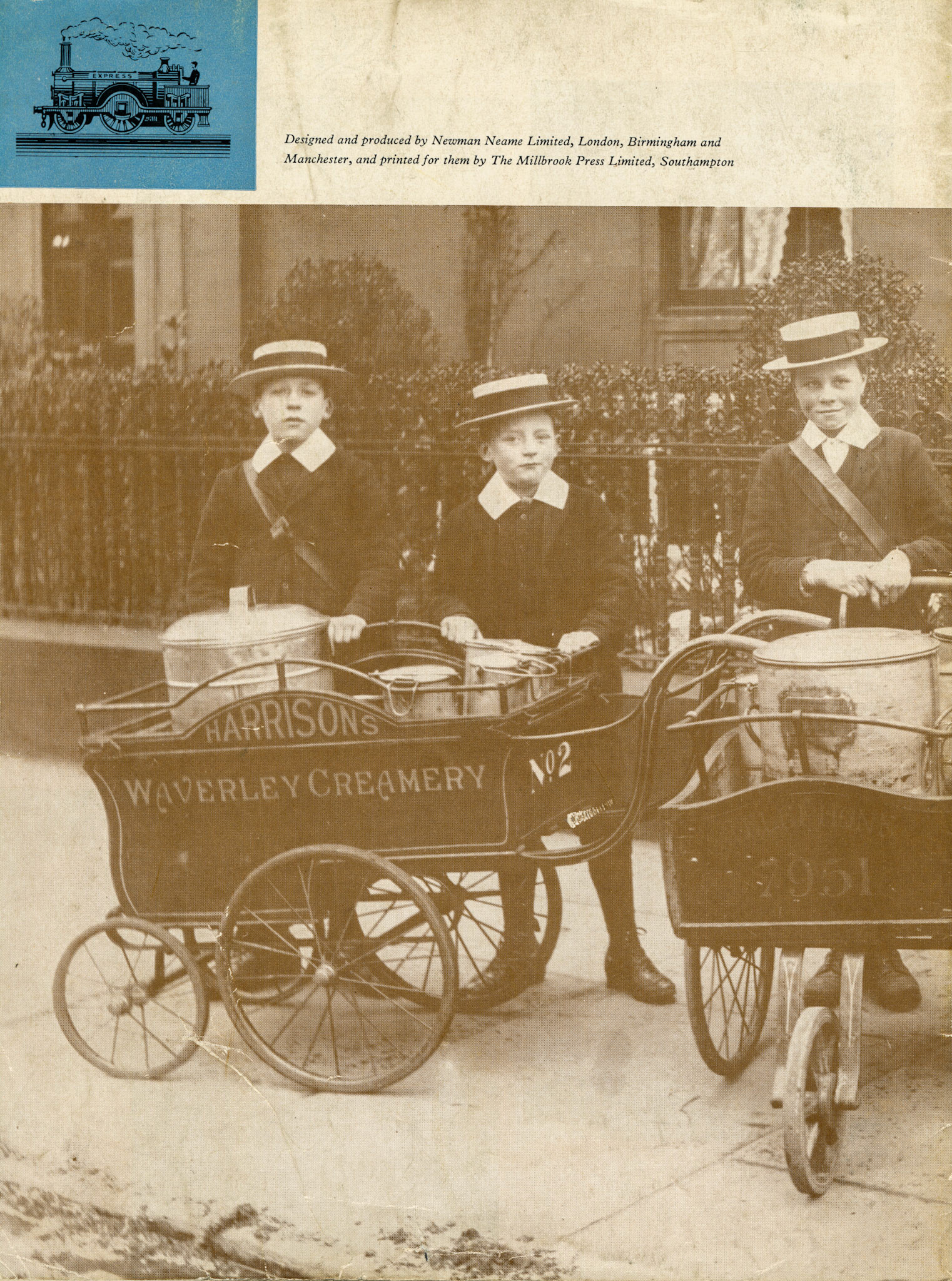 1908 milk round before and after school at Harrison's Waverley Creamery, taken over by Allied Dairies in 1929