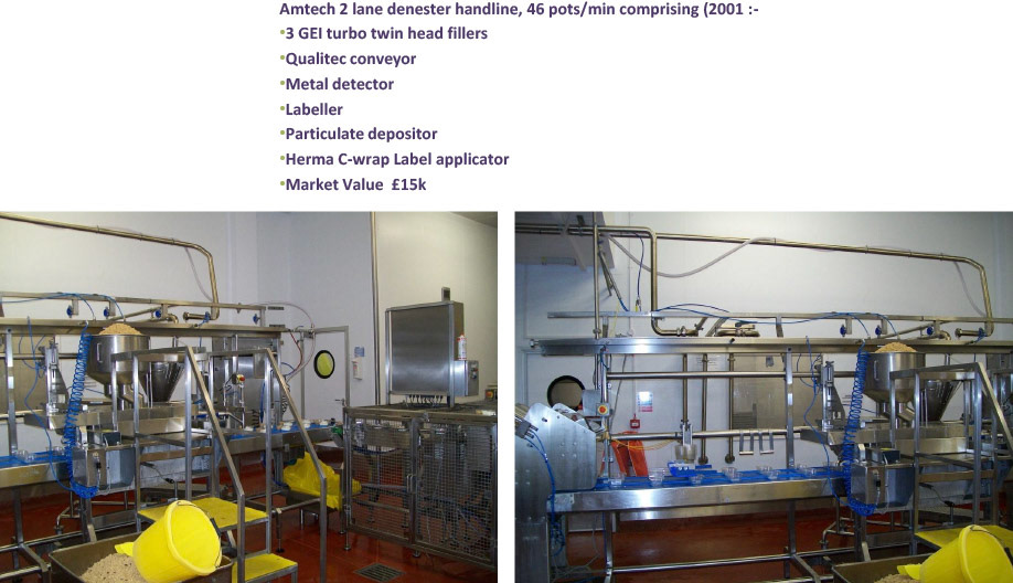 2012 Minsterley: Yogurt Processing &amp; Packing Equipment-Yogurt Handline.  (Greencore Asset Sale on purchase by Muller, Courtesy Paul Bloor)