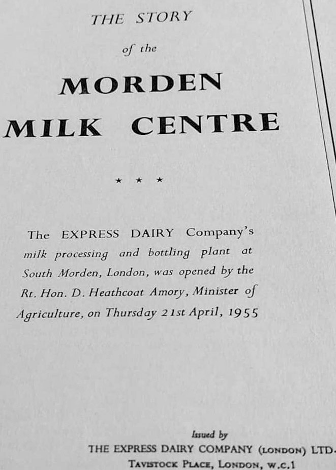 1955 Official opening of South Morden Processing. (Courtesy Marlene Hoskins FB)