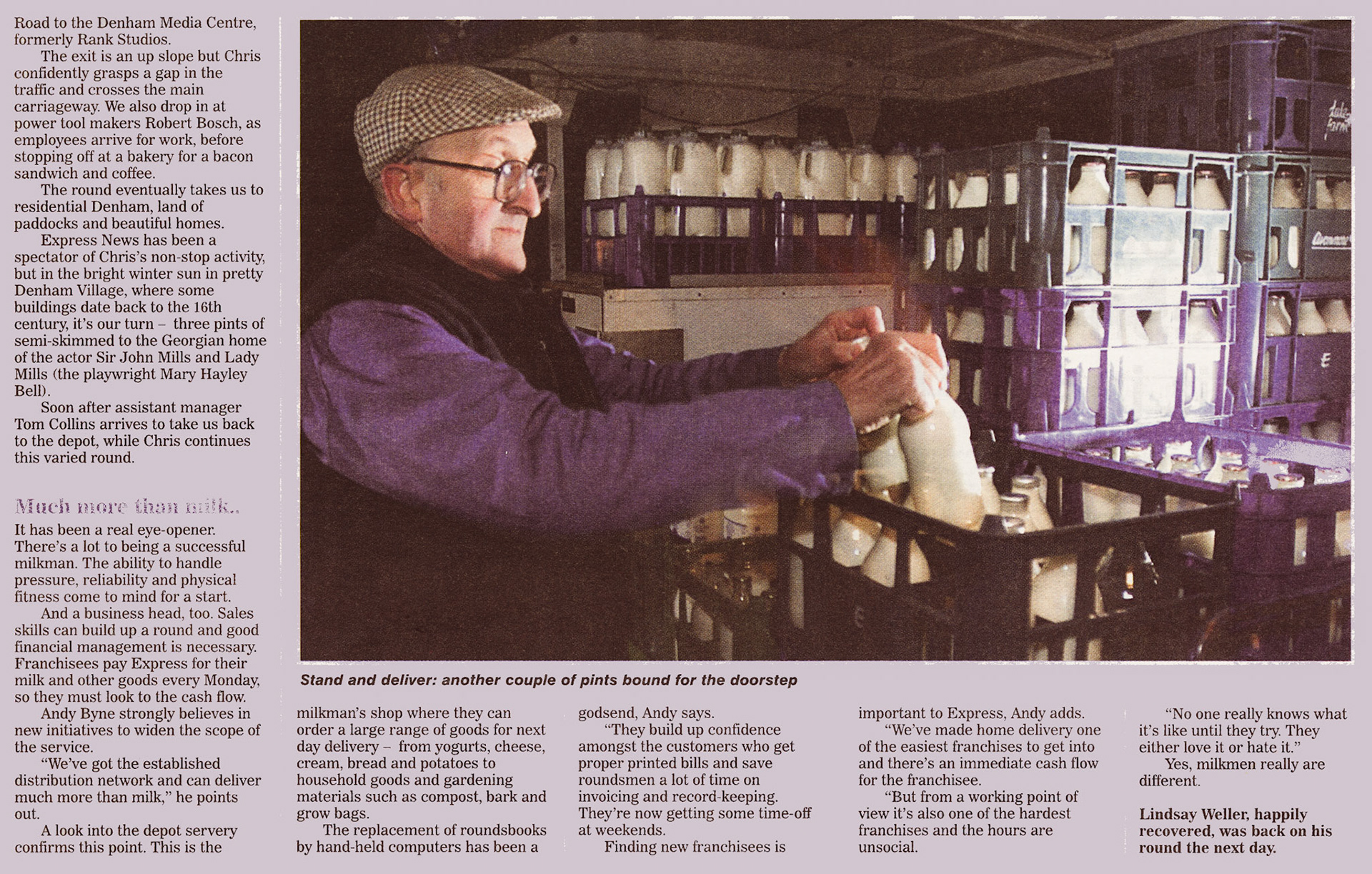 Lindsay Weller comments "Chris took over from me as I was taken ill on the round, Chris was a great guy, knew him for years." (Courtesy Michael Aldread)