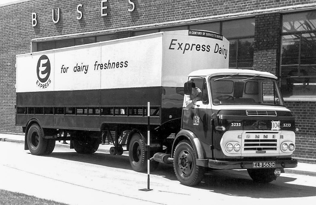 1965 Reg Commer tractor ELB 563C, Fleet: 3233