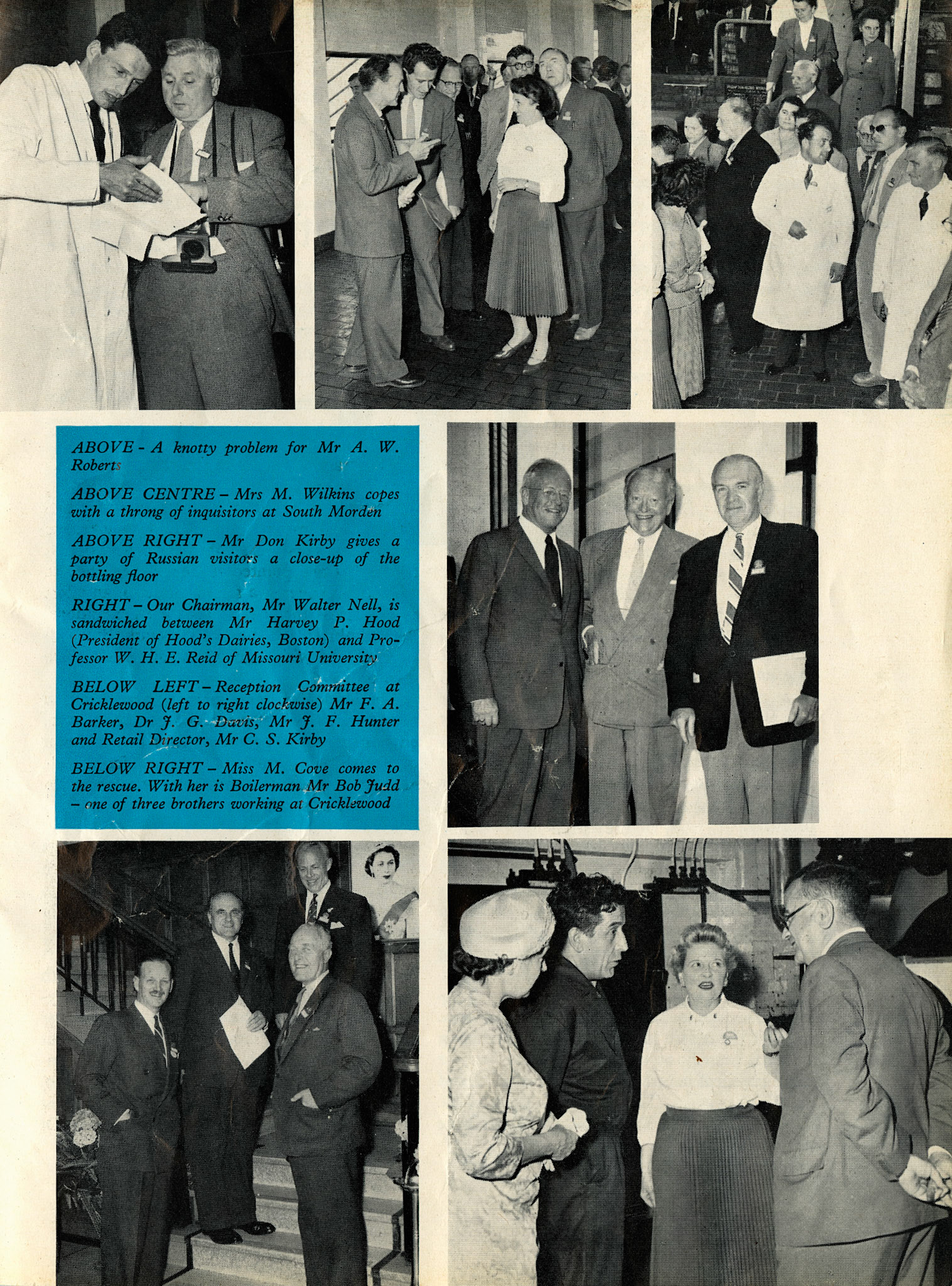 1959 International Visitors to Express sites at Cricklewood, South Morden, Northolt and Harrow Road (IMS)