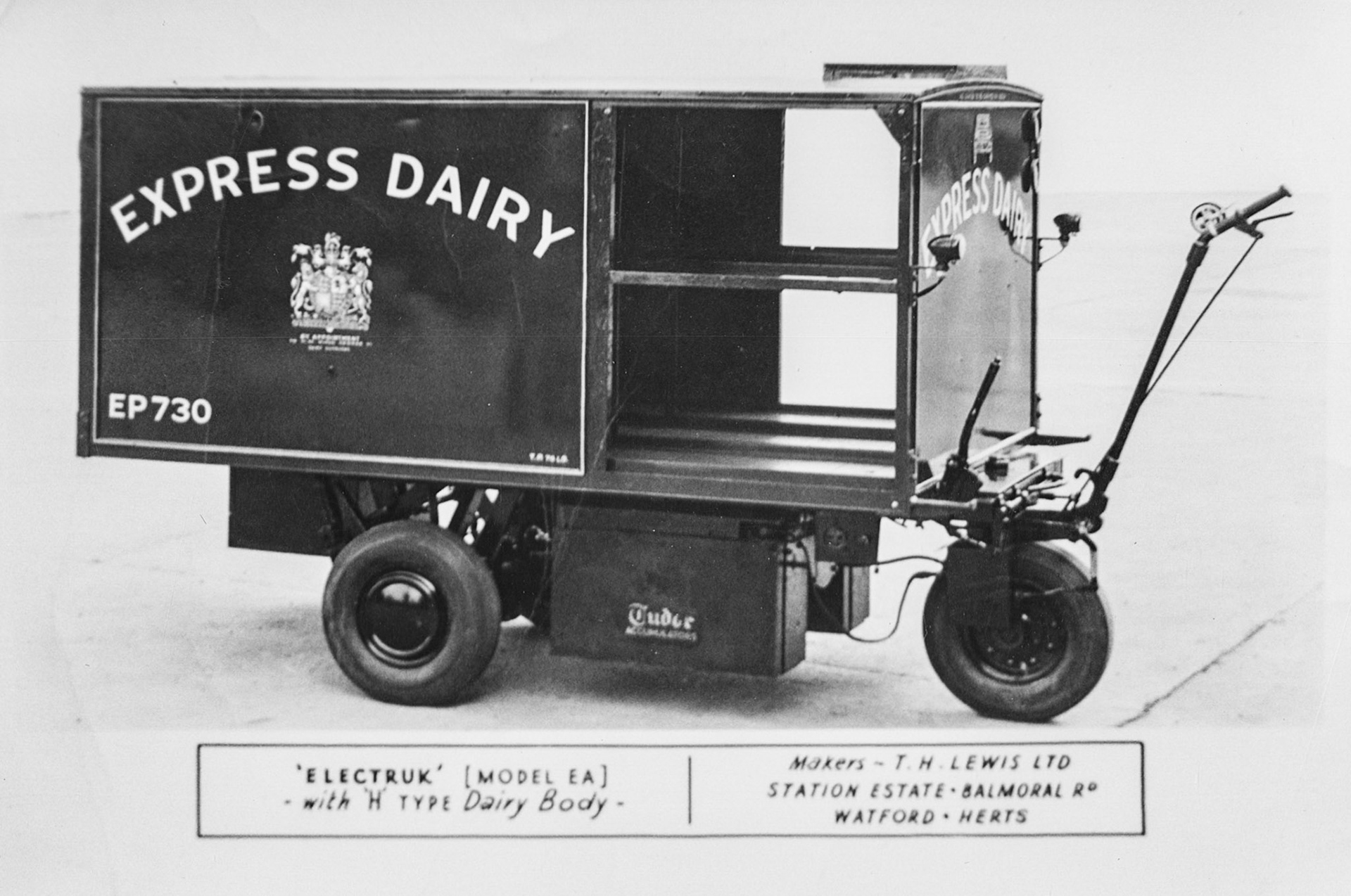 Electruk electric Hand Cart, made by T.H. Lewis. (Courtesy Paul Luke)