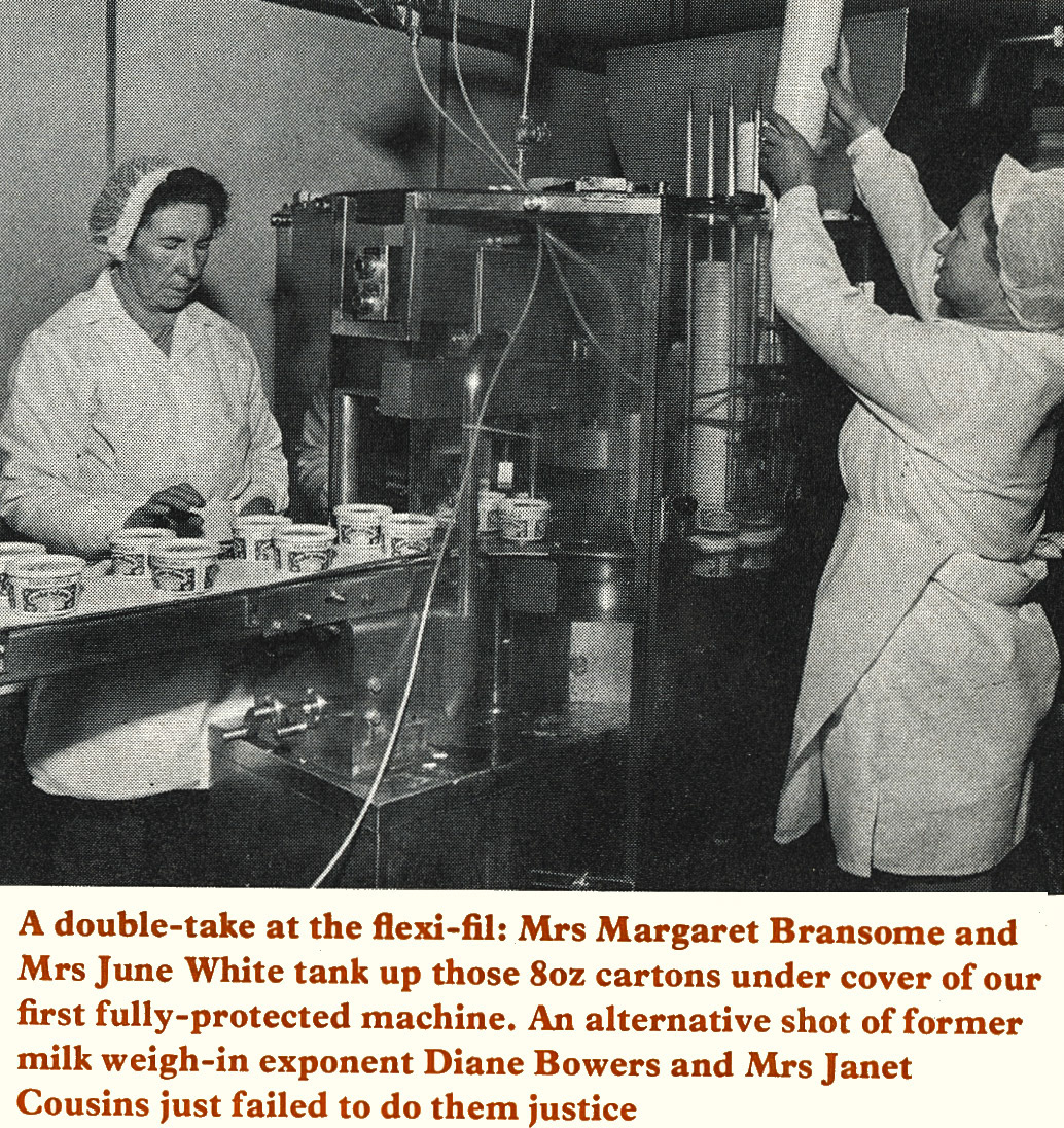 1977 Milborne St Andrew staff-Mrs Margaret Bransome and Mrs June White. (Express News Summer)