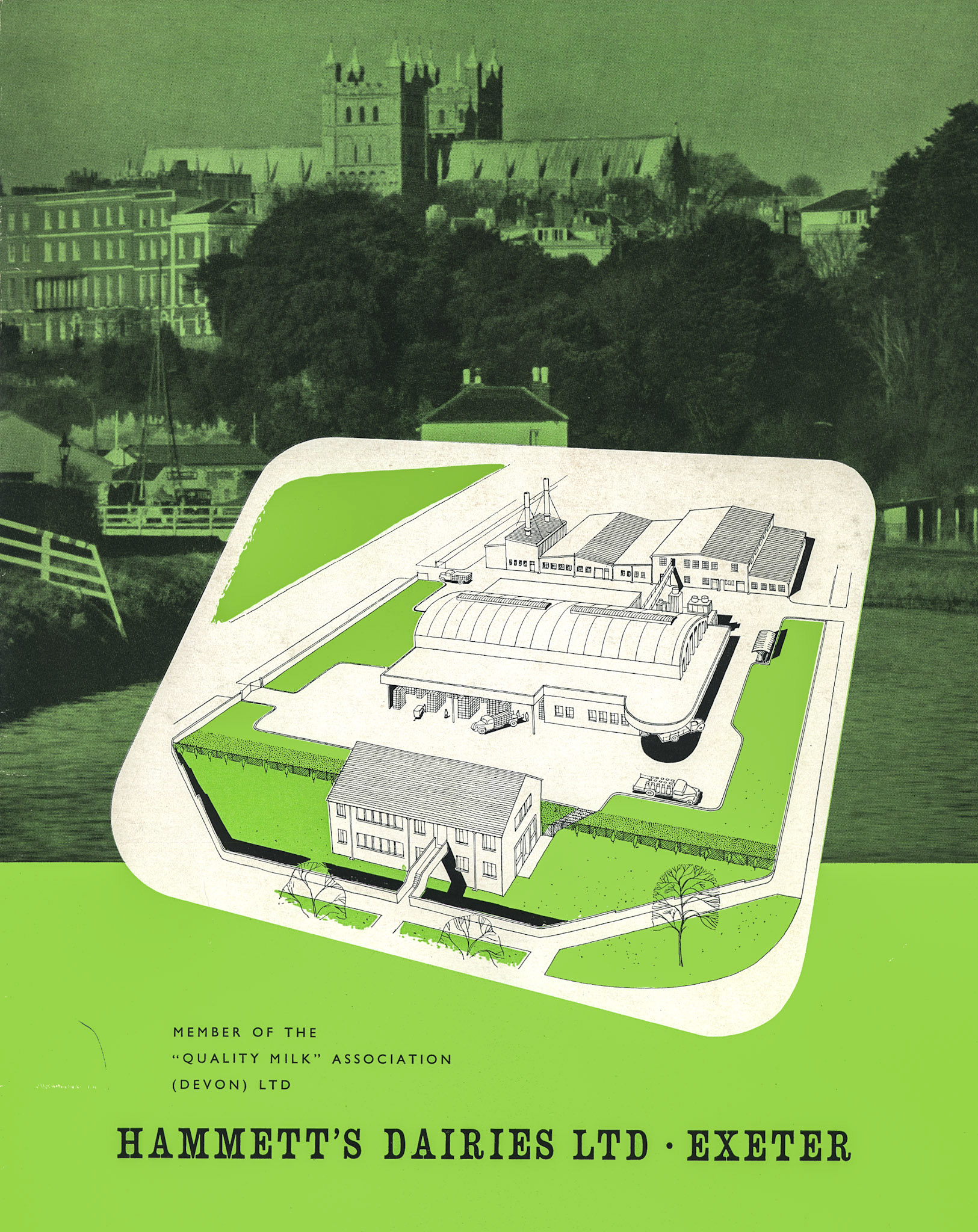 1957 Hammett's Dairies brochure, Front Cover. (Courtesy Michael Mitchell)