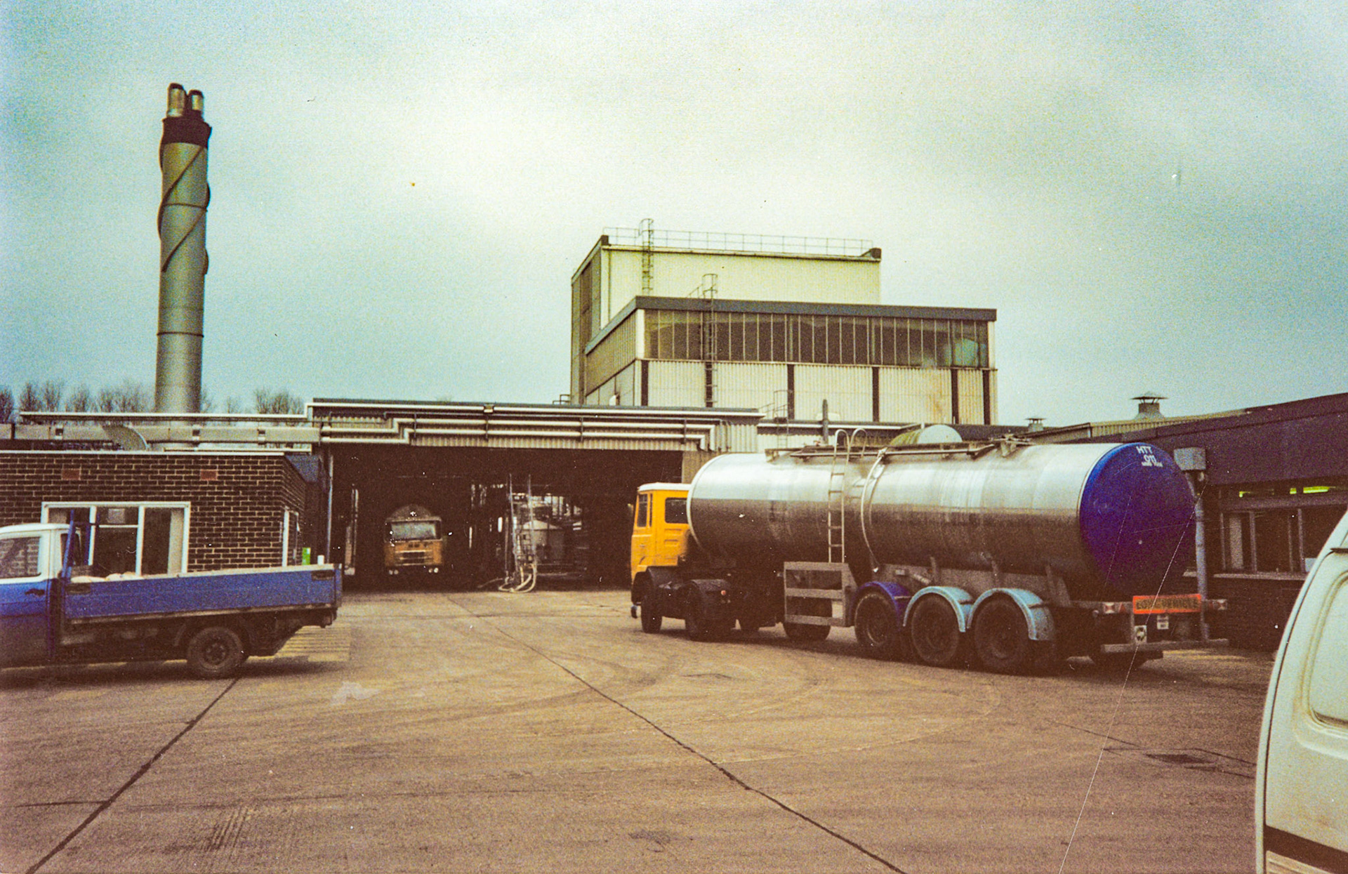 1991 Honiton, December: Dairy Yard. (Courtesy Wendy Hawker)