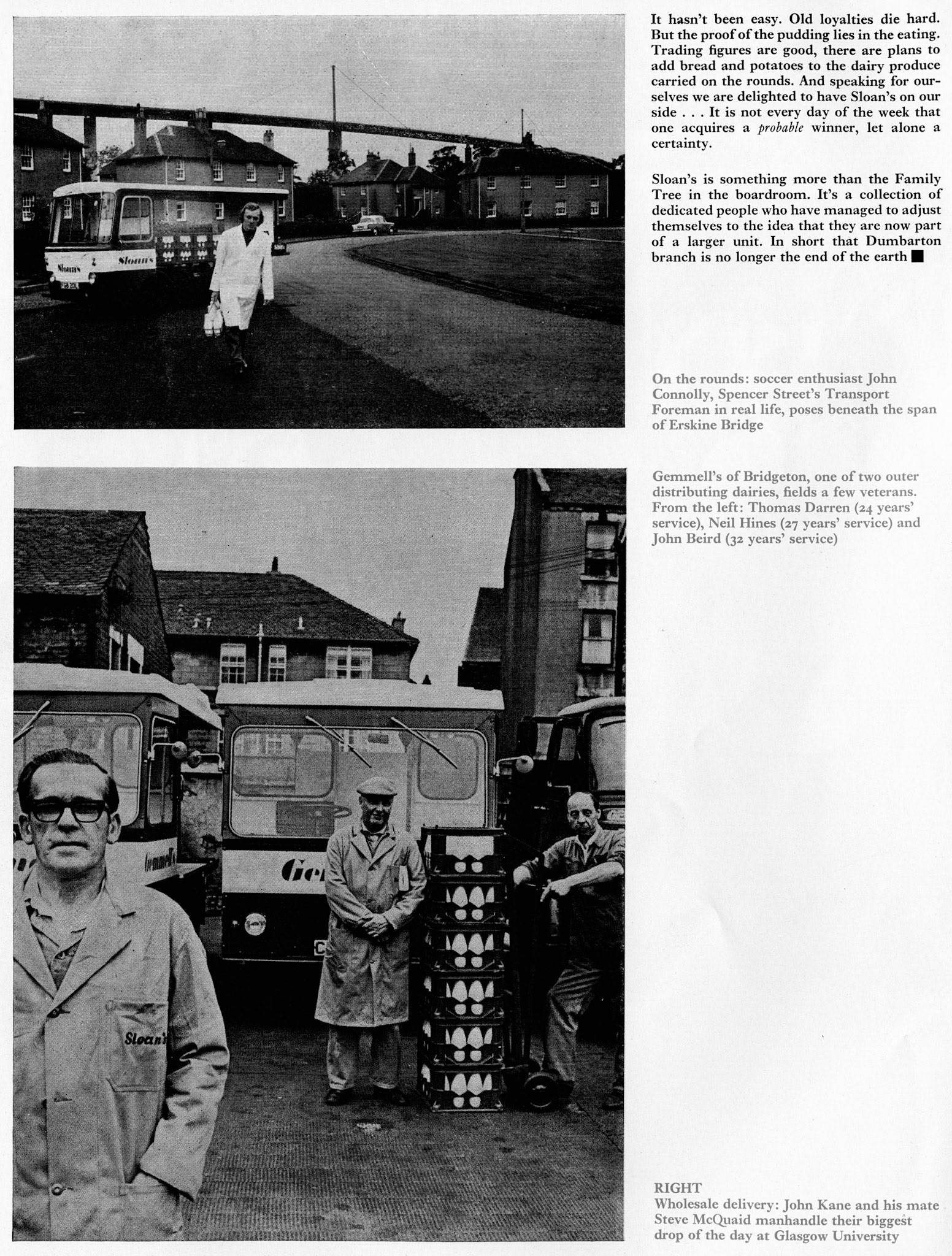 1972 Sloan's Dairies - past, present and future