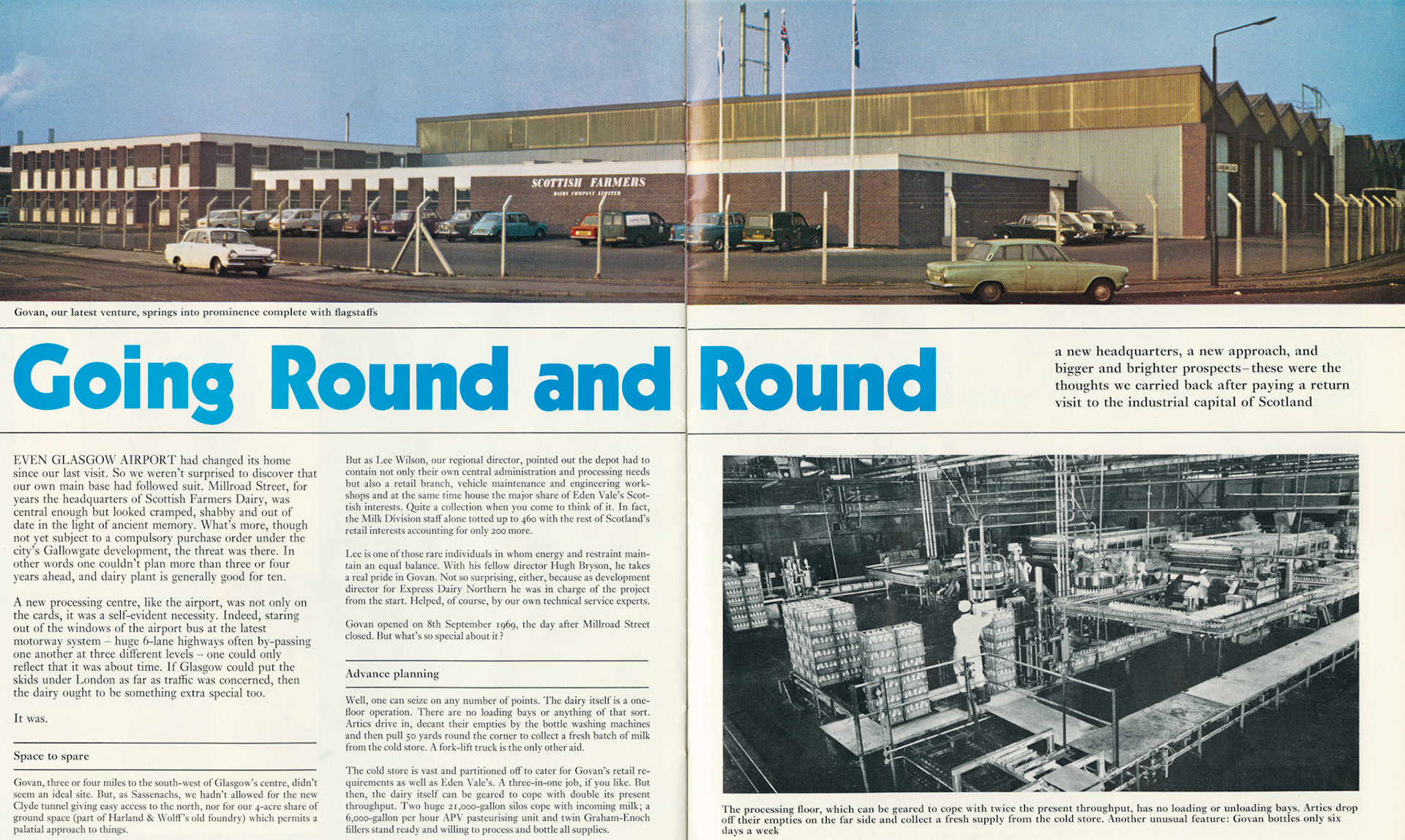 1971 New processing centre and headquarters