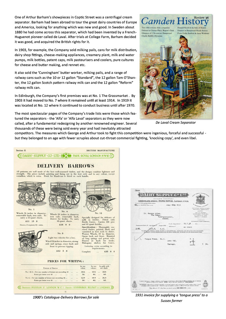 2023 Illustrated History of the Dairy Supply Company. (Express Dairy Tales publication)