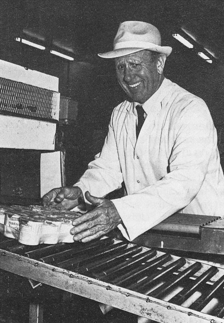 1984 Sam Shaw retires after 34 years, as 'Mr Yogurt'