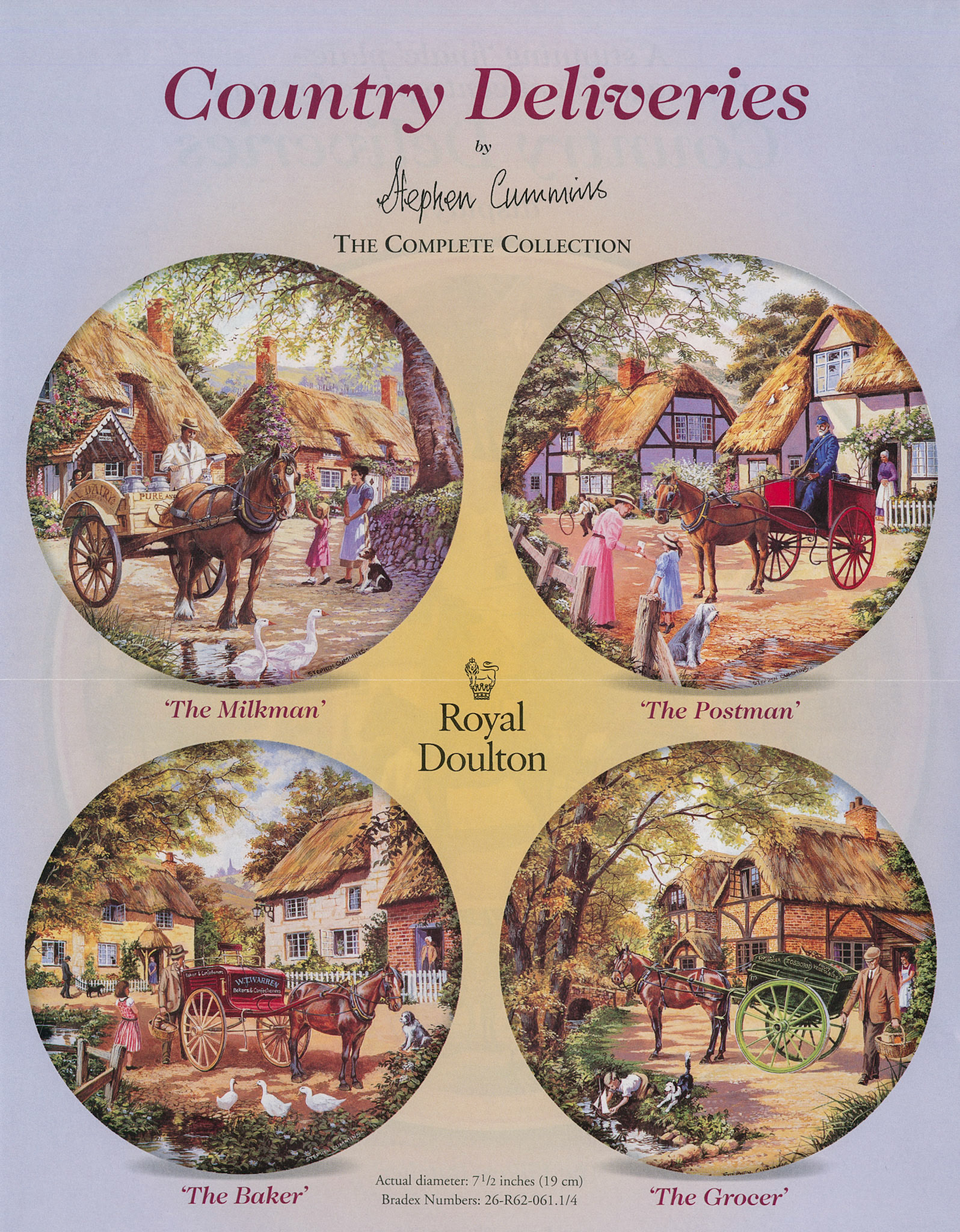 1980s? Royal Doulton 'Country Deliveries' collection. (Courtesy Paul Luke)