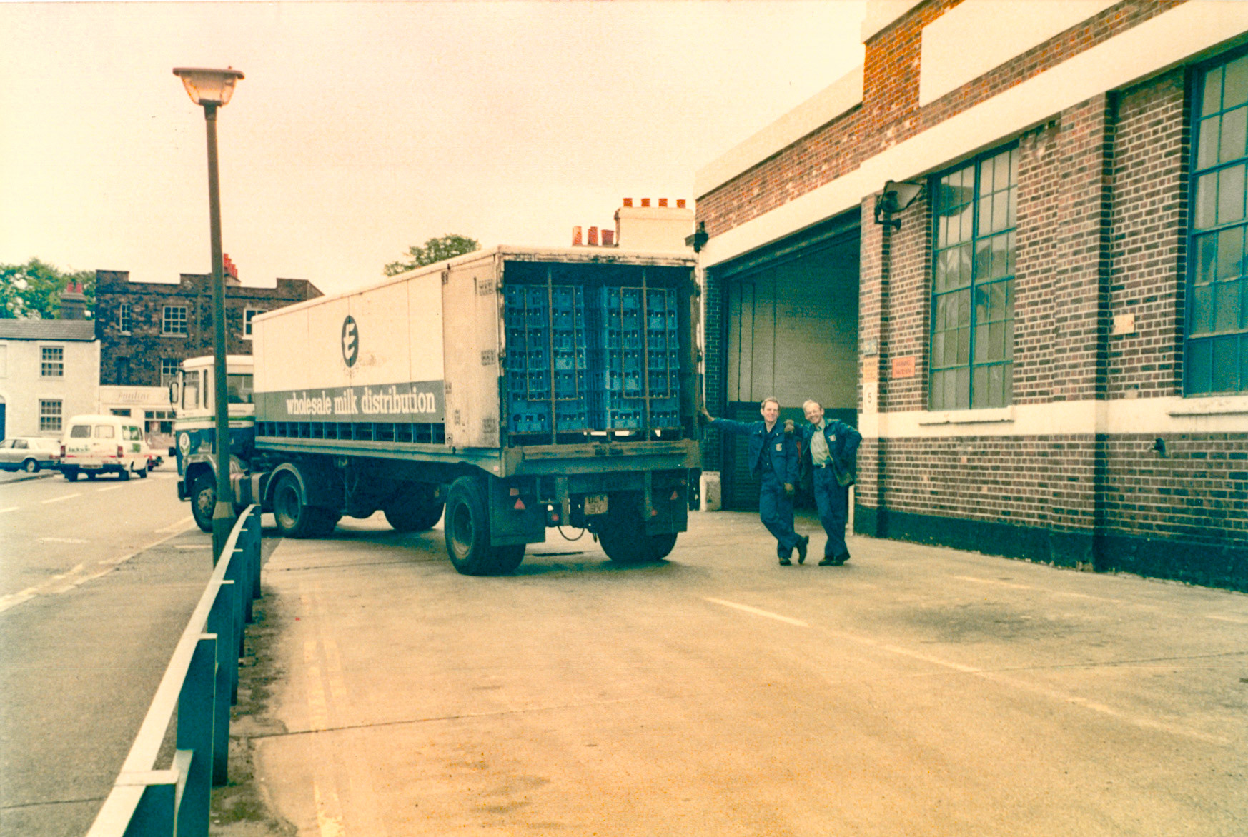 1980s Bromley Processing frontage and nearby roads.  (Courtesy Colin Bristow)