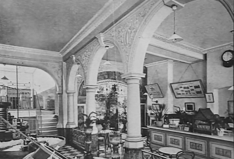 1890s The new shops were open from 5am to 10pm. (Express 125 Years video still)