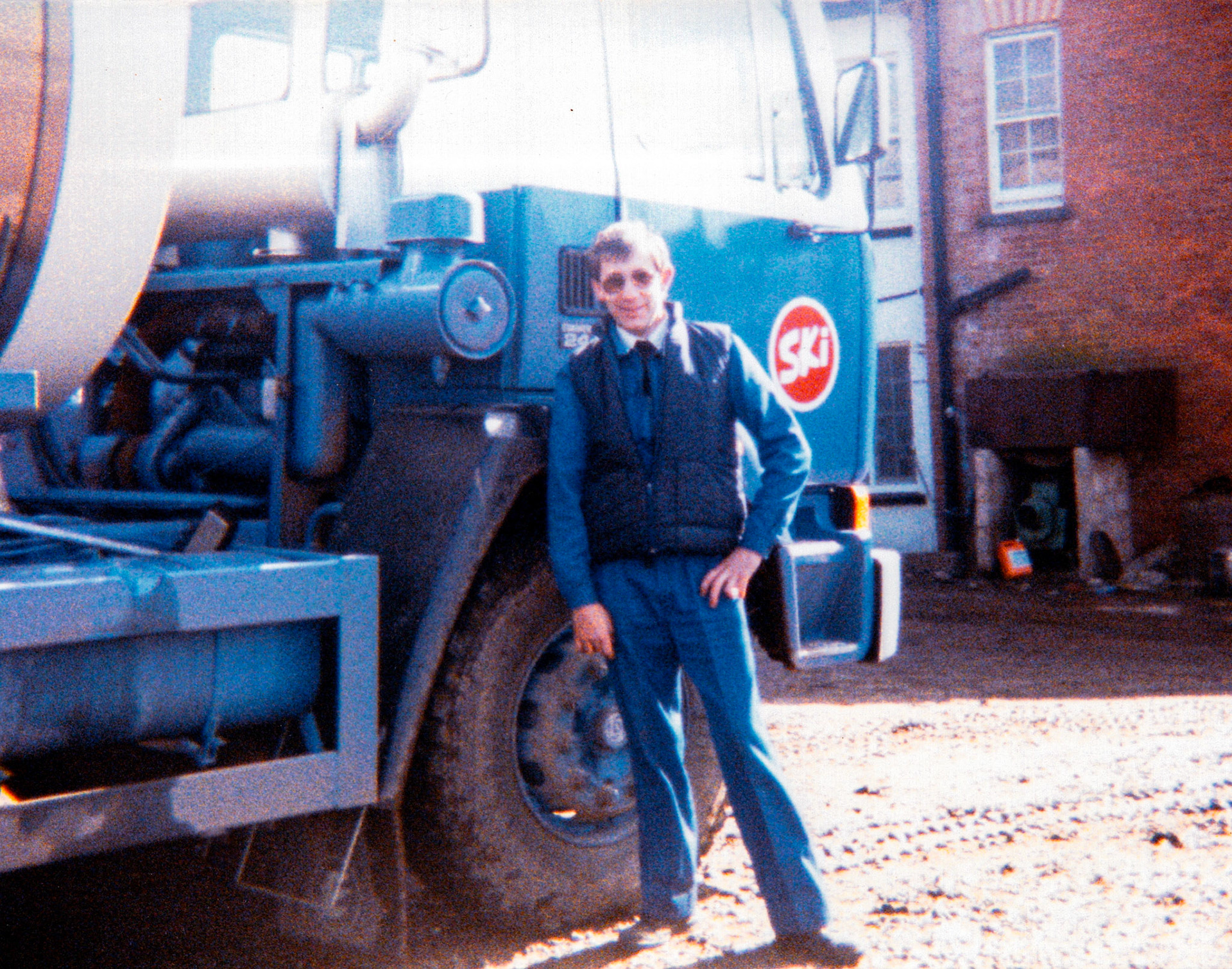 1988 Rob Hawker's milk tanker at Stowford Farm, East Budleigh