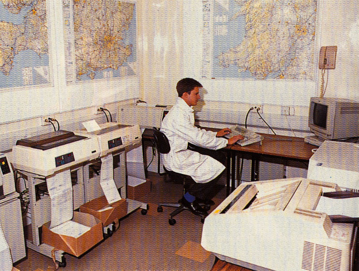 1989 Eden Vale order processing system at South Ruislip