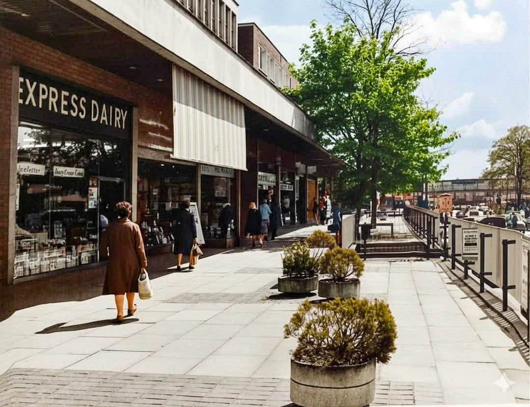 1970S? Hemel Hempstead shop in the Marlowes shopping precinct. (Courtesy Paul Smith)