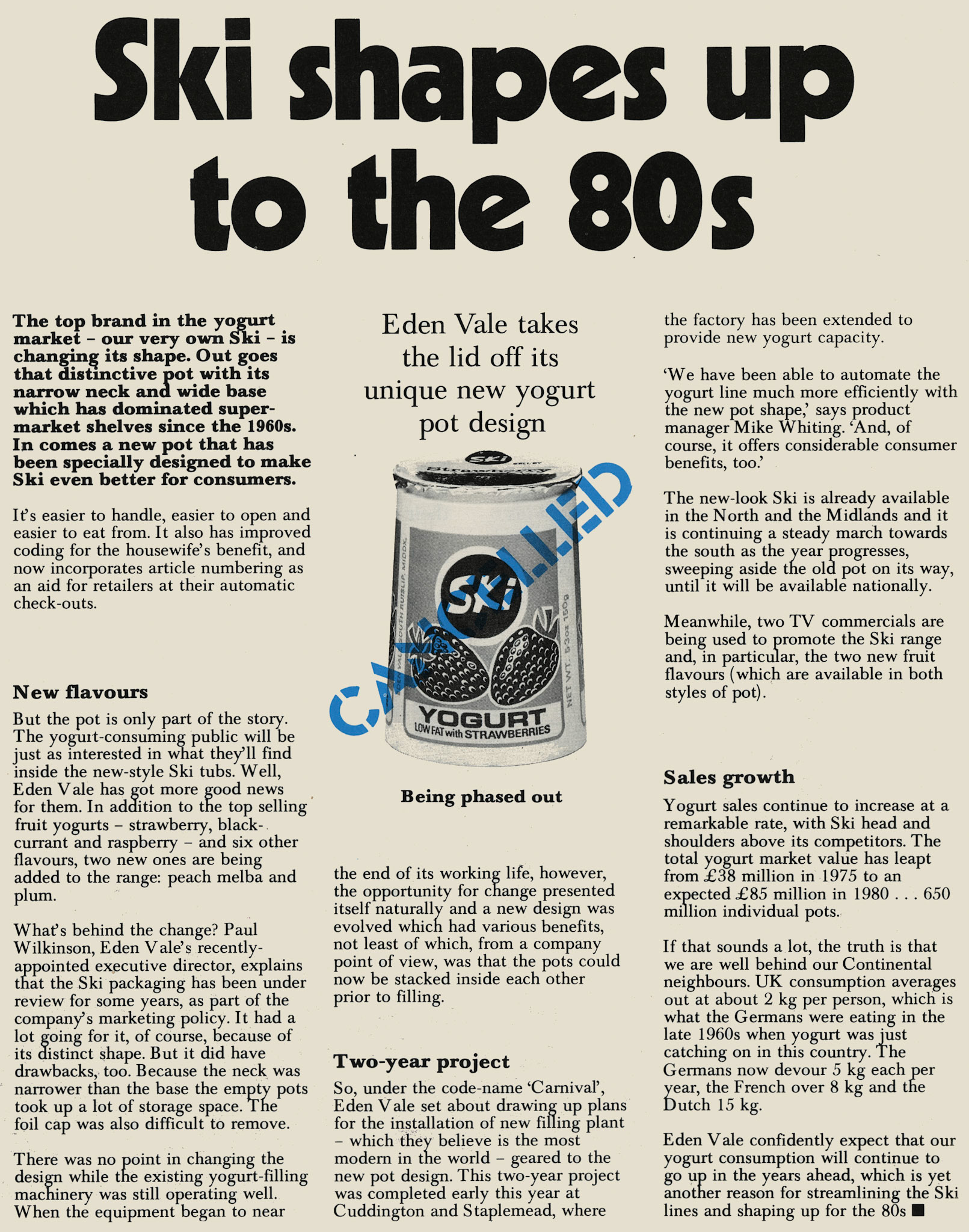 1980 New Ski pot design (Express News April)