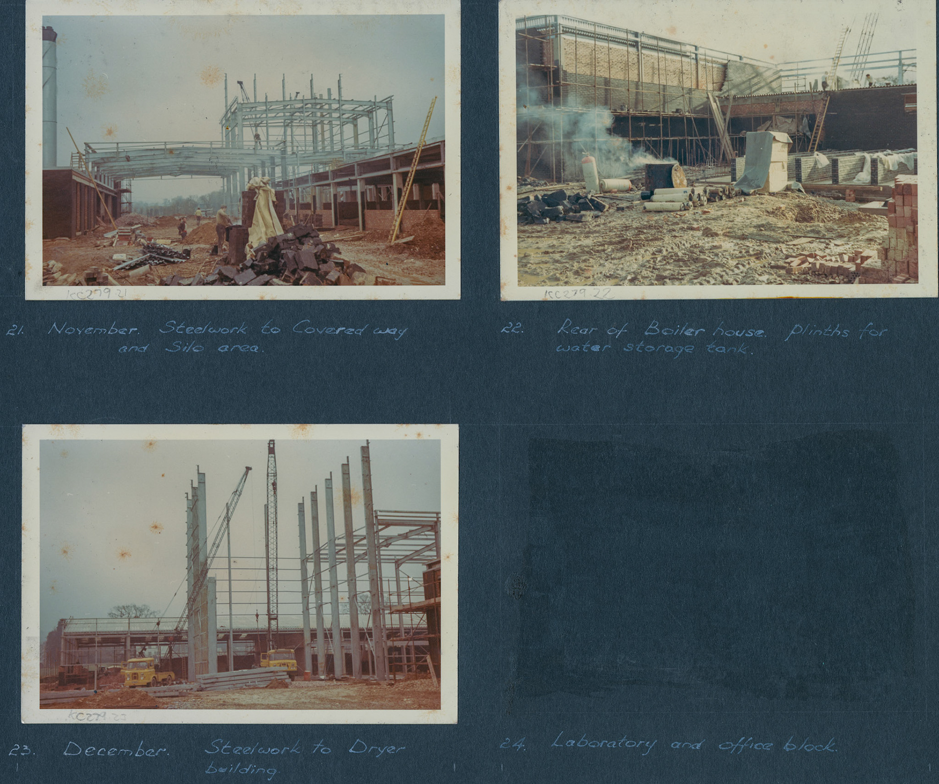 1968 A Photographic Record of the Construction of the Creamery (Courtesy Allhallows Museum, Honiton)