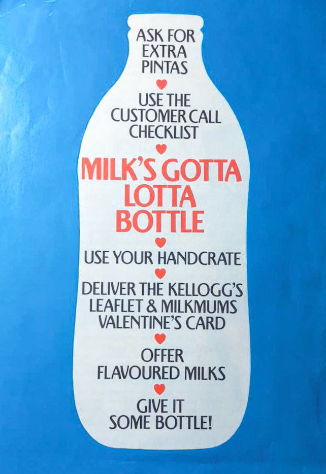 1982 Winter Milk Promotion Leaflet (Courtesy Michael Aldread)