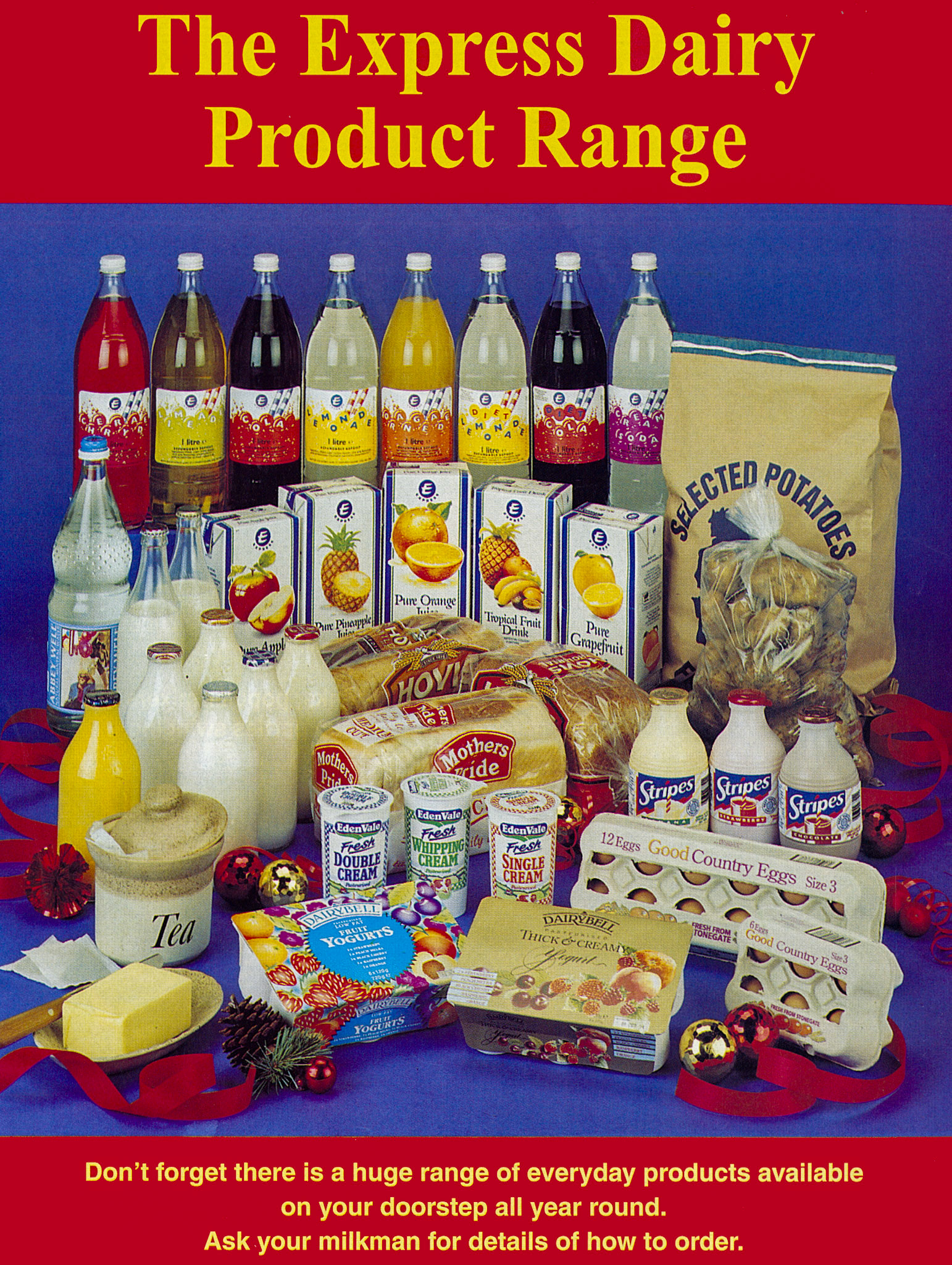1994 Christmas Hampers leaflet (Courtesy Paul Luke)