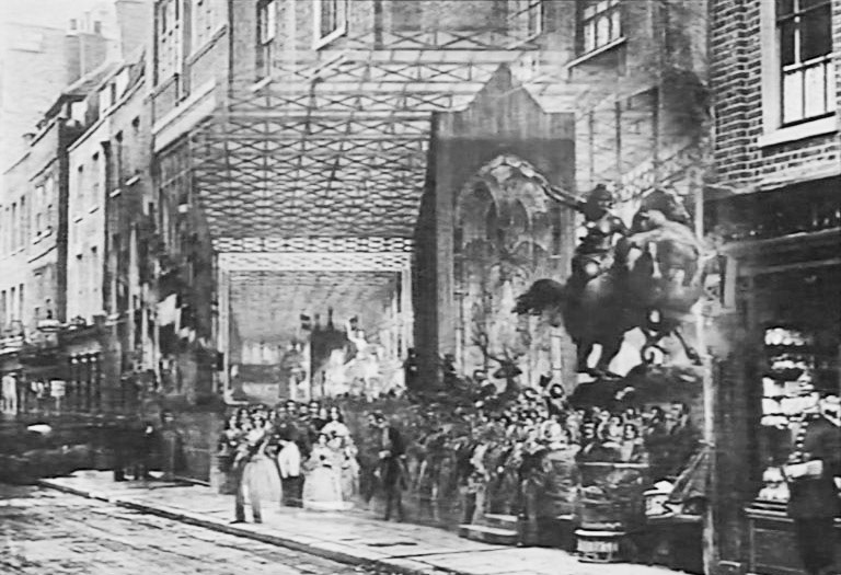 1858 George Barham business acting as a 'balancer', buying and selling wholesale milk grew and aged 22 he bought his first dairy. (Express 125 Years video still)