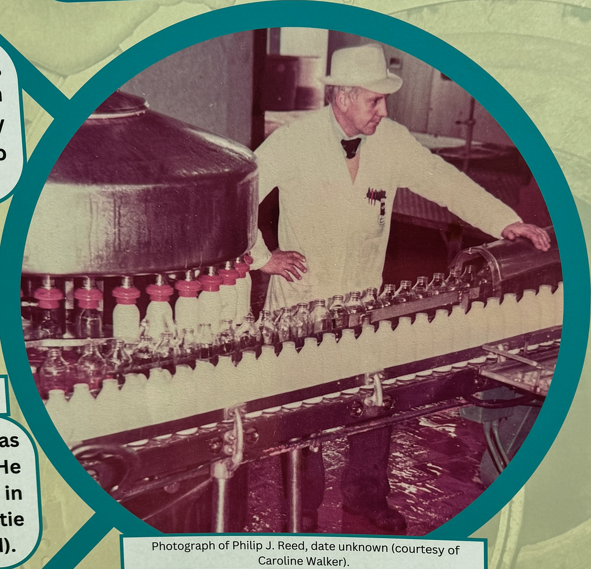 1970's? Philip Reed, Dairy Supervisor. (Didcot Dairy Exhibition 2024, Cornerstone Arts Centre)