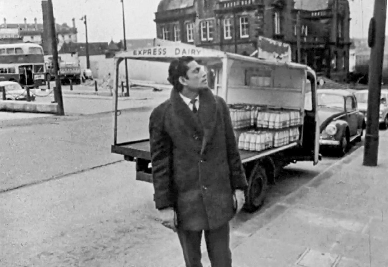 1960's? Express float on Little Horton Lane, Bradford...Chester Street Bus station on the left. (Courtesy Brian Tasker, Memories of Bradford FB Group)