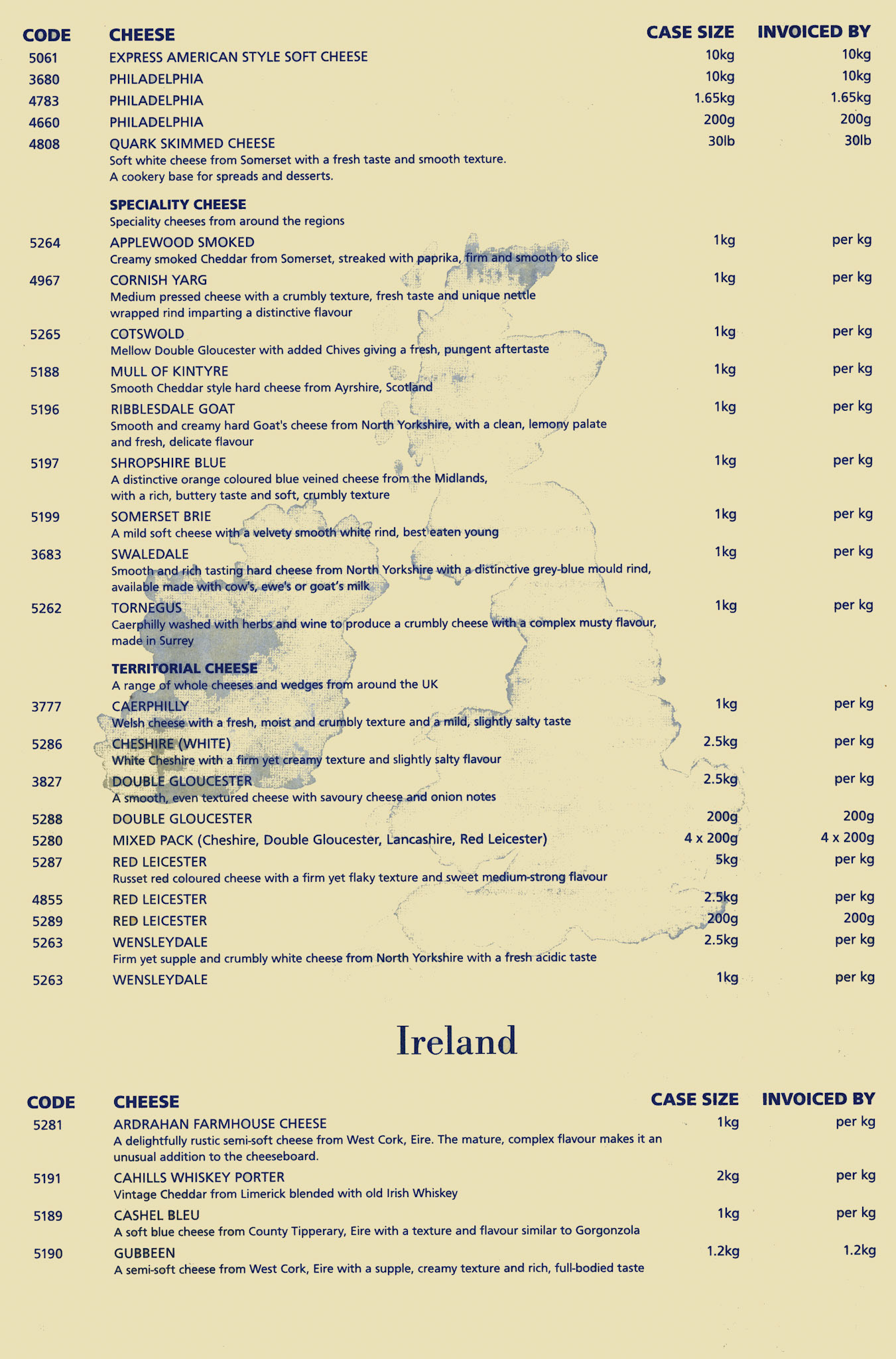 2001 Cheese Product Guide. Patrick Taylor and Steven Harley comment "Ernie Malkin and Harold Ford were also in charge of the cheese department. Harold Ford and Barry Houghting transferred across to Ruyton XI Towns in 1983 when they stopped making hard cheese at Minsterley.". Dai Williams comments "I am the chief judge at what was the Nantwich Show (now the International Cheese and Dairy awards held in Stafford). We judge 4000+ cheeses in a morning, with 250 judges. We have some 400 classes of all varieties from around the world' it's a great event." (Courtesy Michael Aldread)