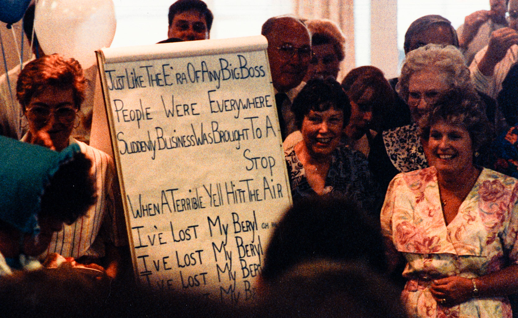 1992 June - Beryl Purslove's retirement party (30th June)