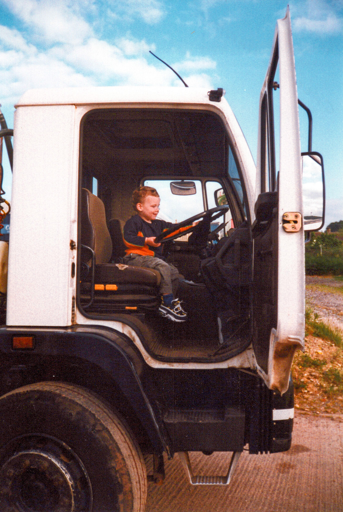 1999 Honiton, Rob Hawker's grandson, Calum Hawker