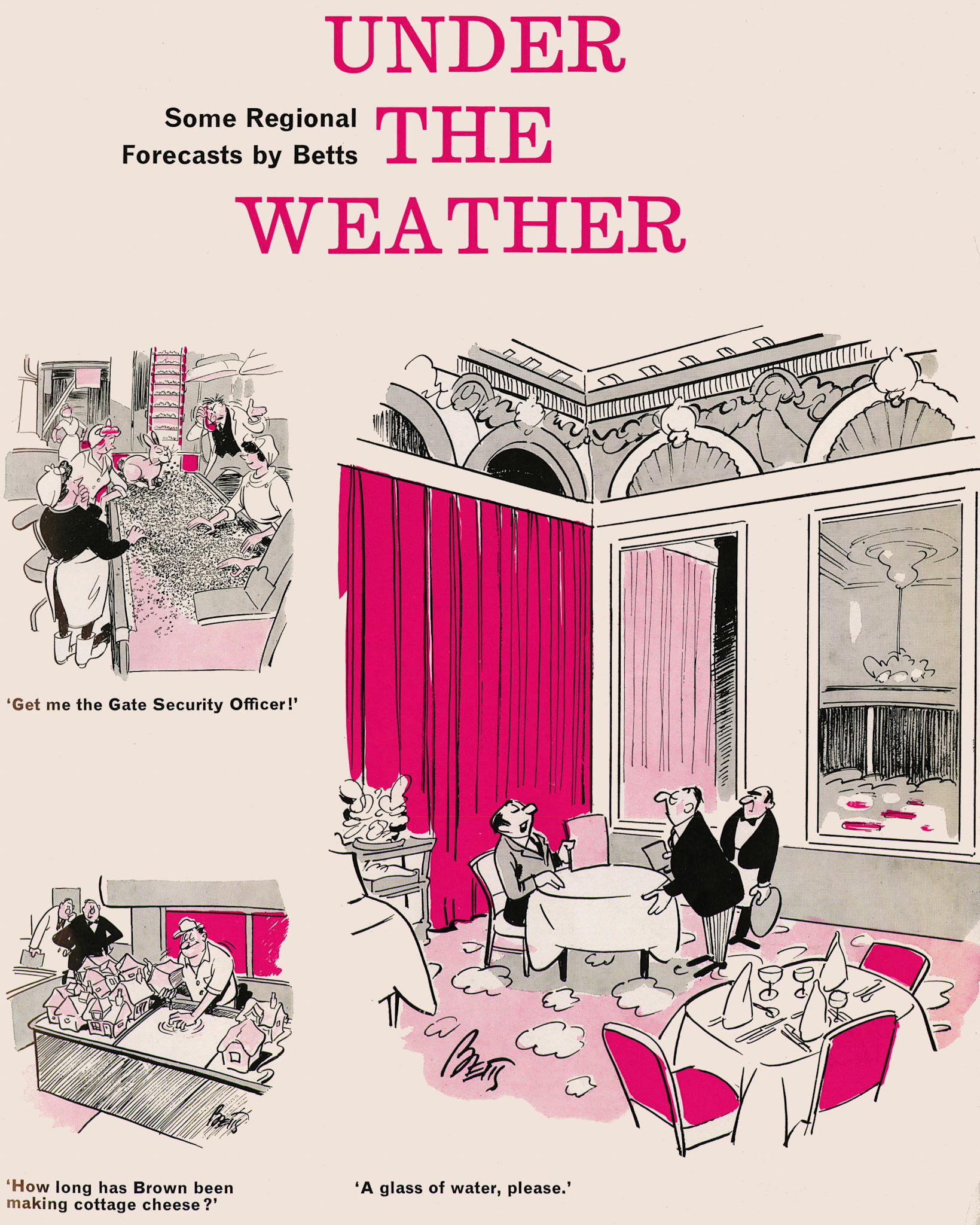 1963 Cartoons by 'Betts' (Express News Autumn)