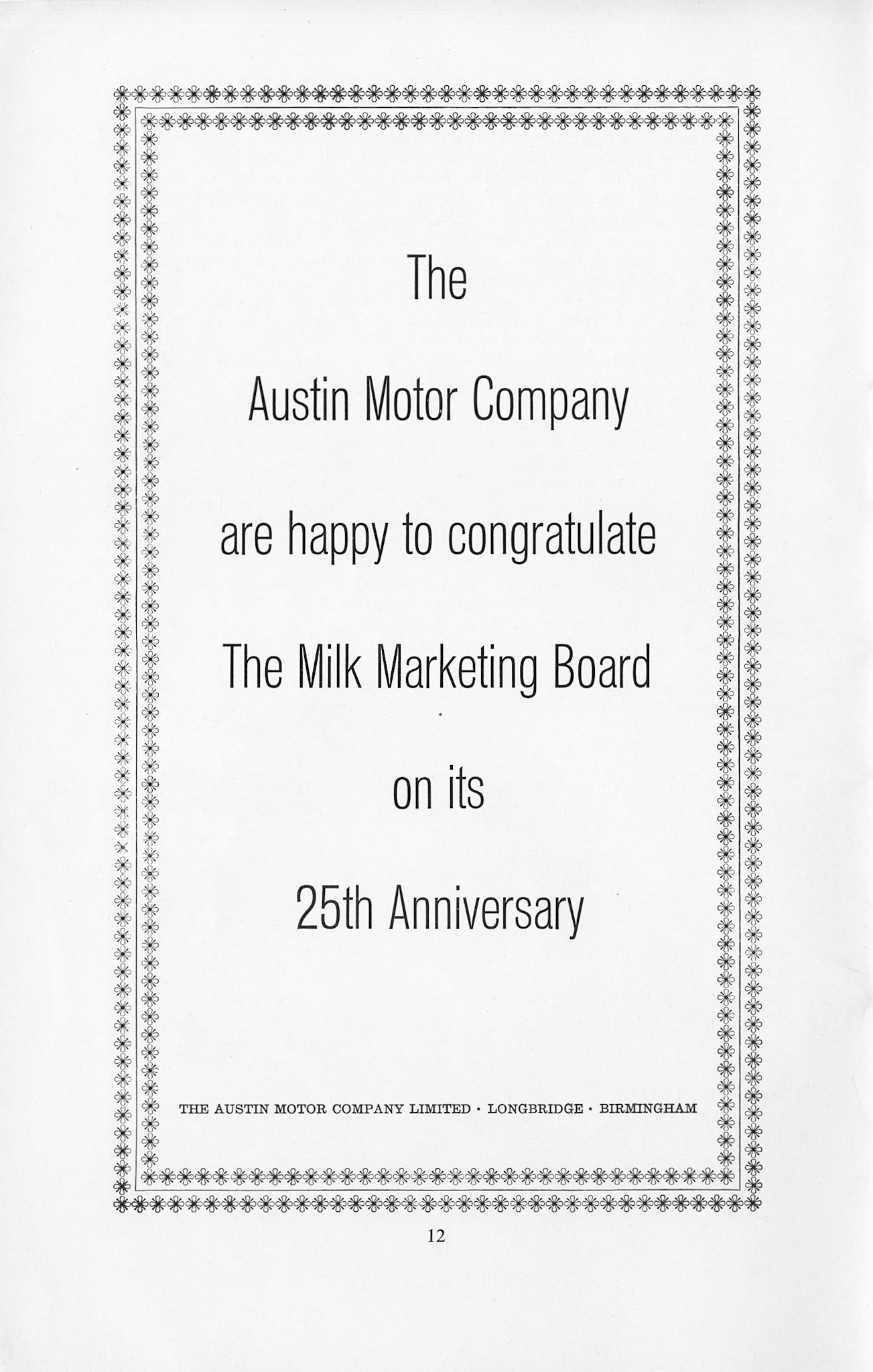 1958 MMB Magazine, 25 Year Anniversary Edition, Autumn-Vol 5, No 3
