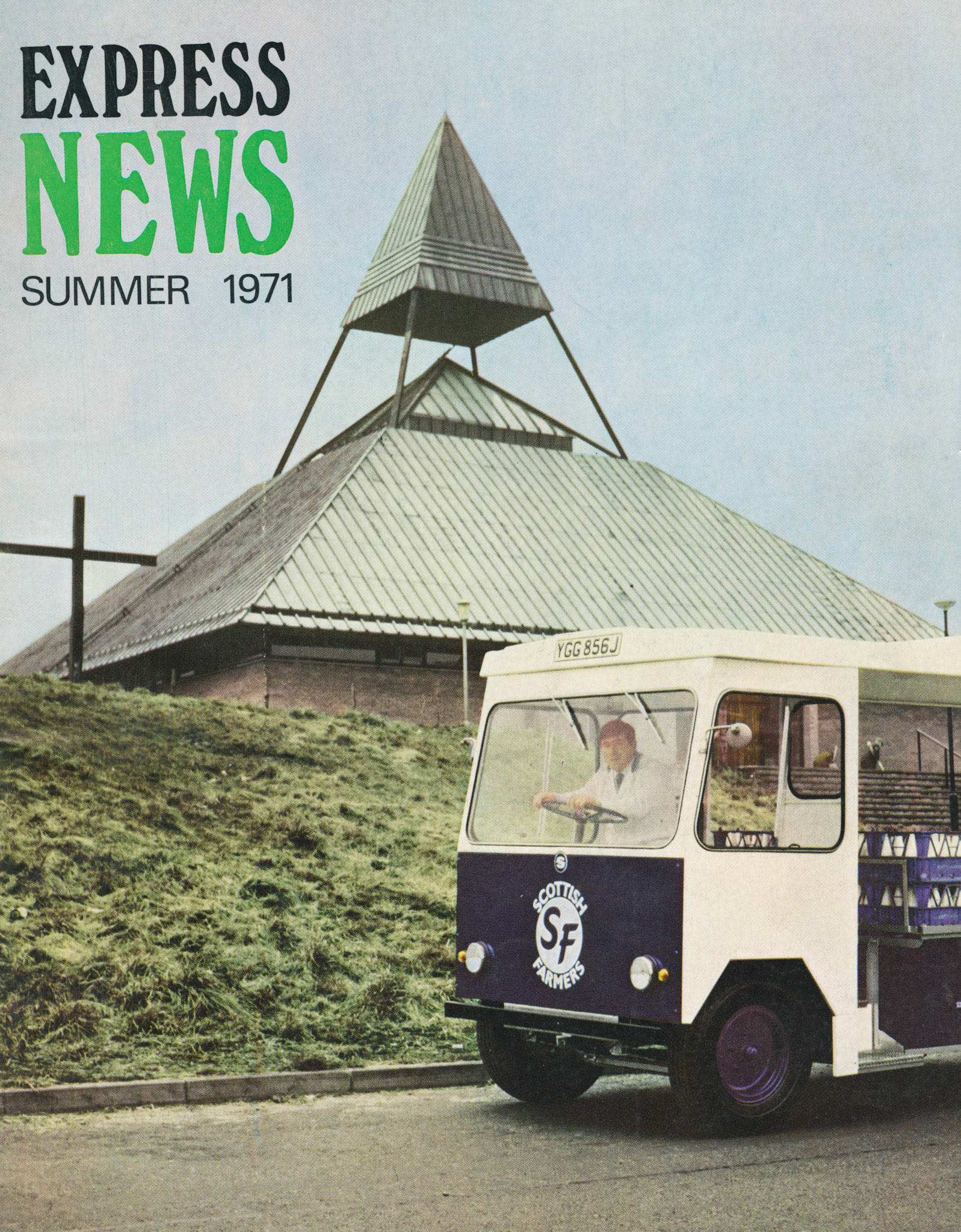 1971 Ace product salesman Hugh Heath with Cabac in Cumbernauld