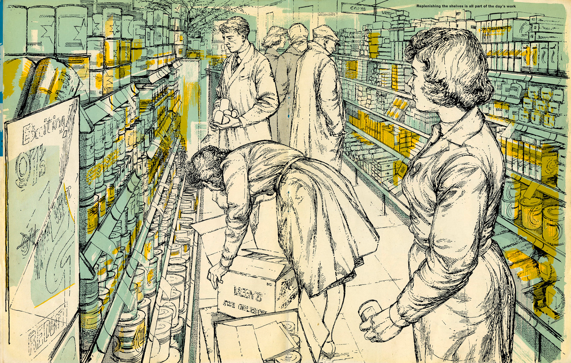 1962 Yiewsley Shop branch sketches