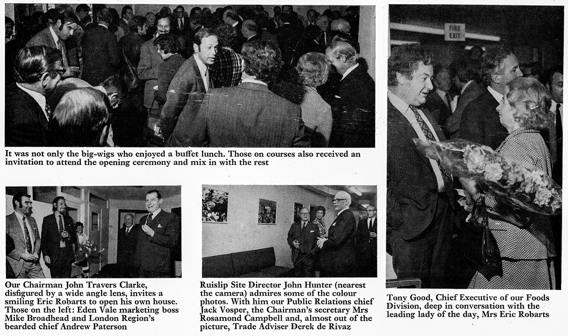 1974 Robarts House Training Centre key staff. (Express News Autumn)
